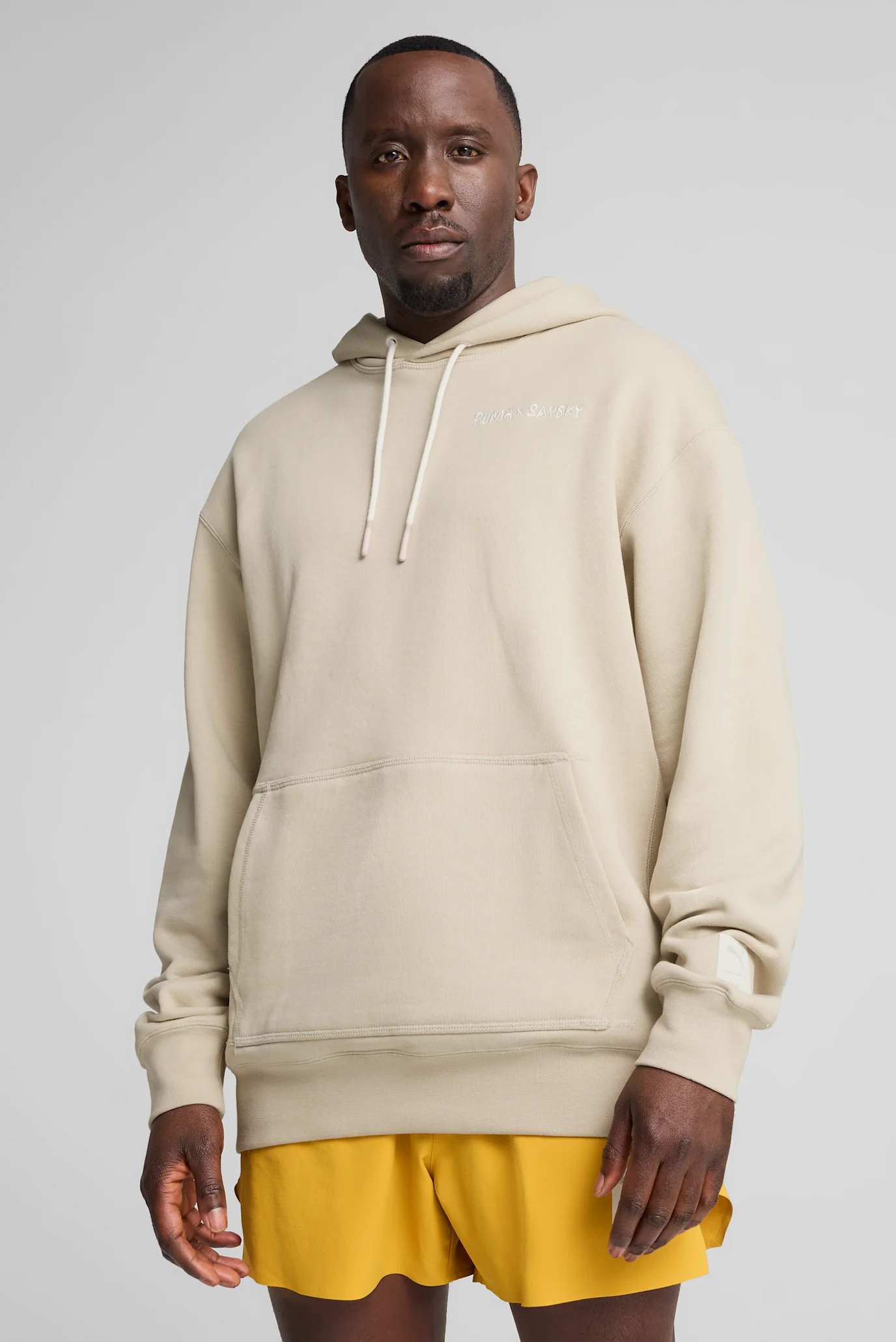 Чоловіче бежеве худі PUMA x SAYSKY Hoodie PUMA 526955 — MD-Fashion