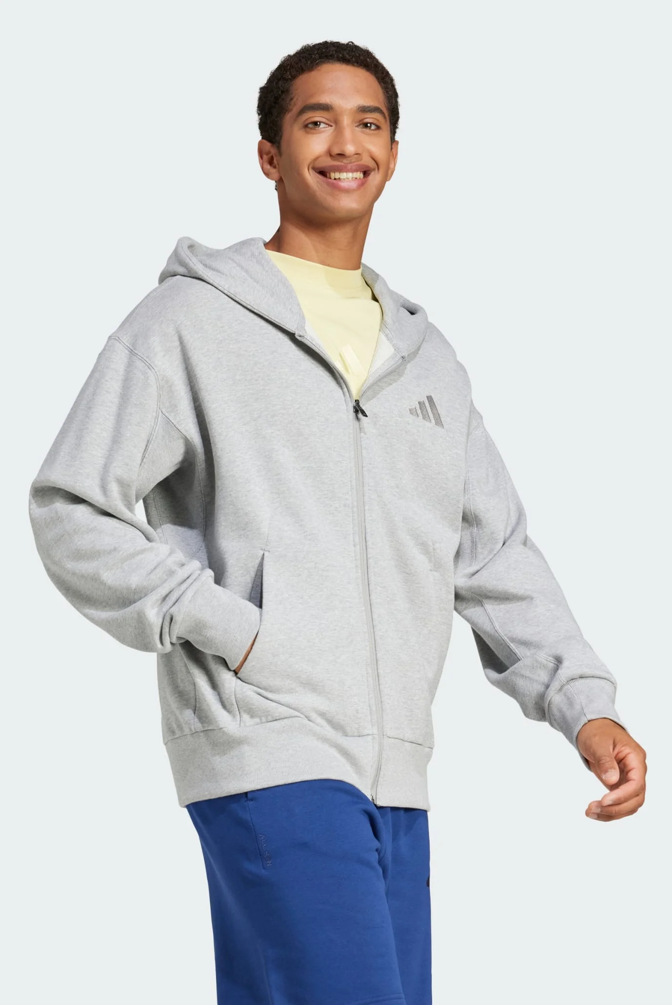 Чоловіче сіре худі ALL SZN French Terry adidas JI6362 — MD-Fashion