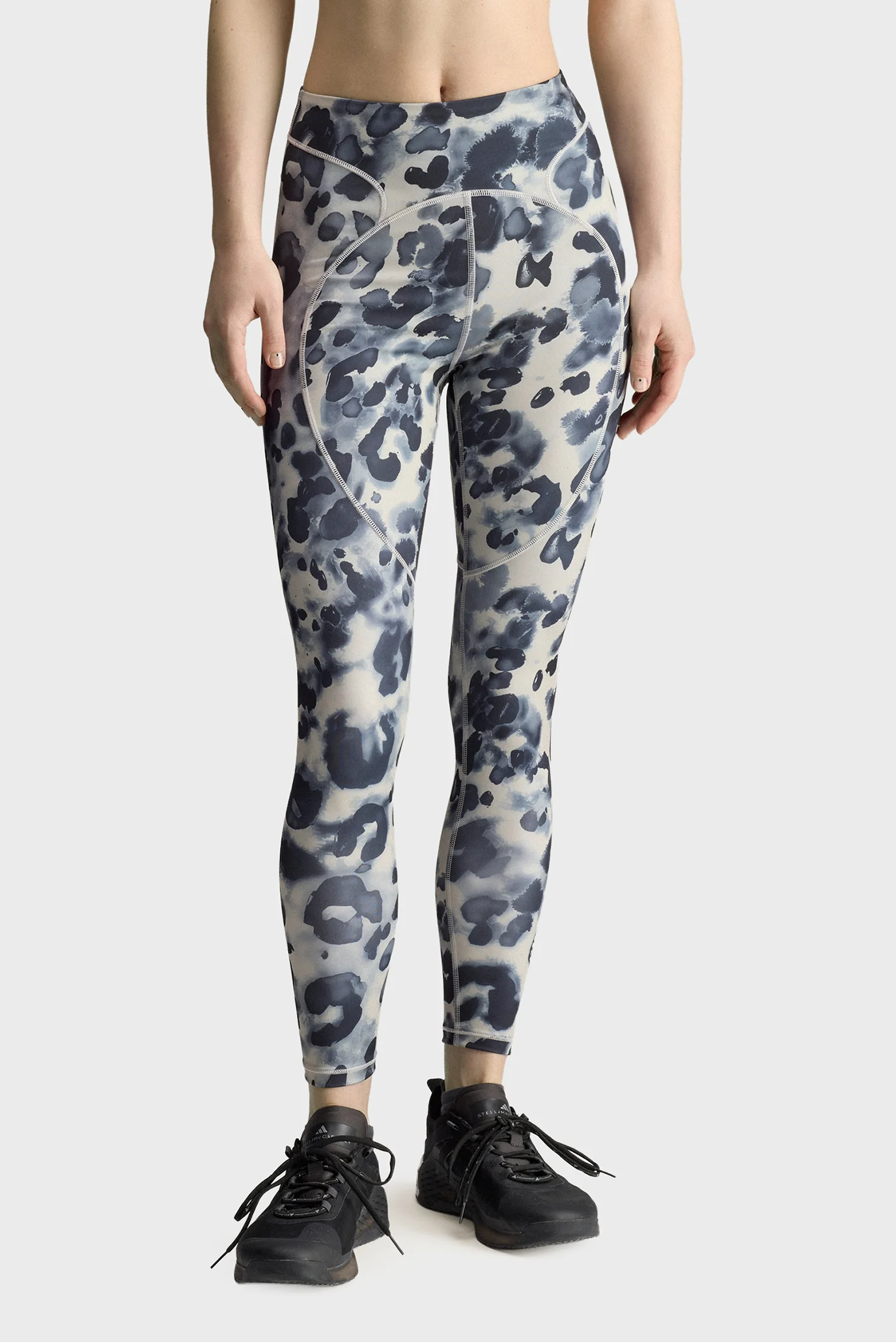 Женские тайтсы с узором adidas by Stella McCartney Training 7/8