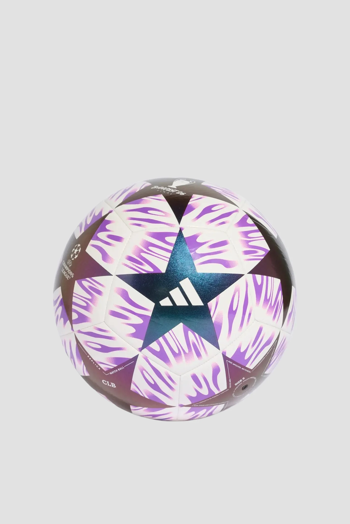 Білий м'яч UEFA Champions League Final Club adidas JX9093 — MD-Fashion