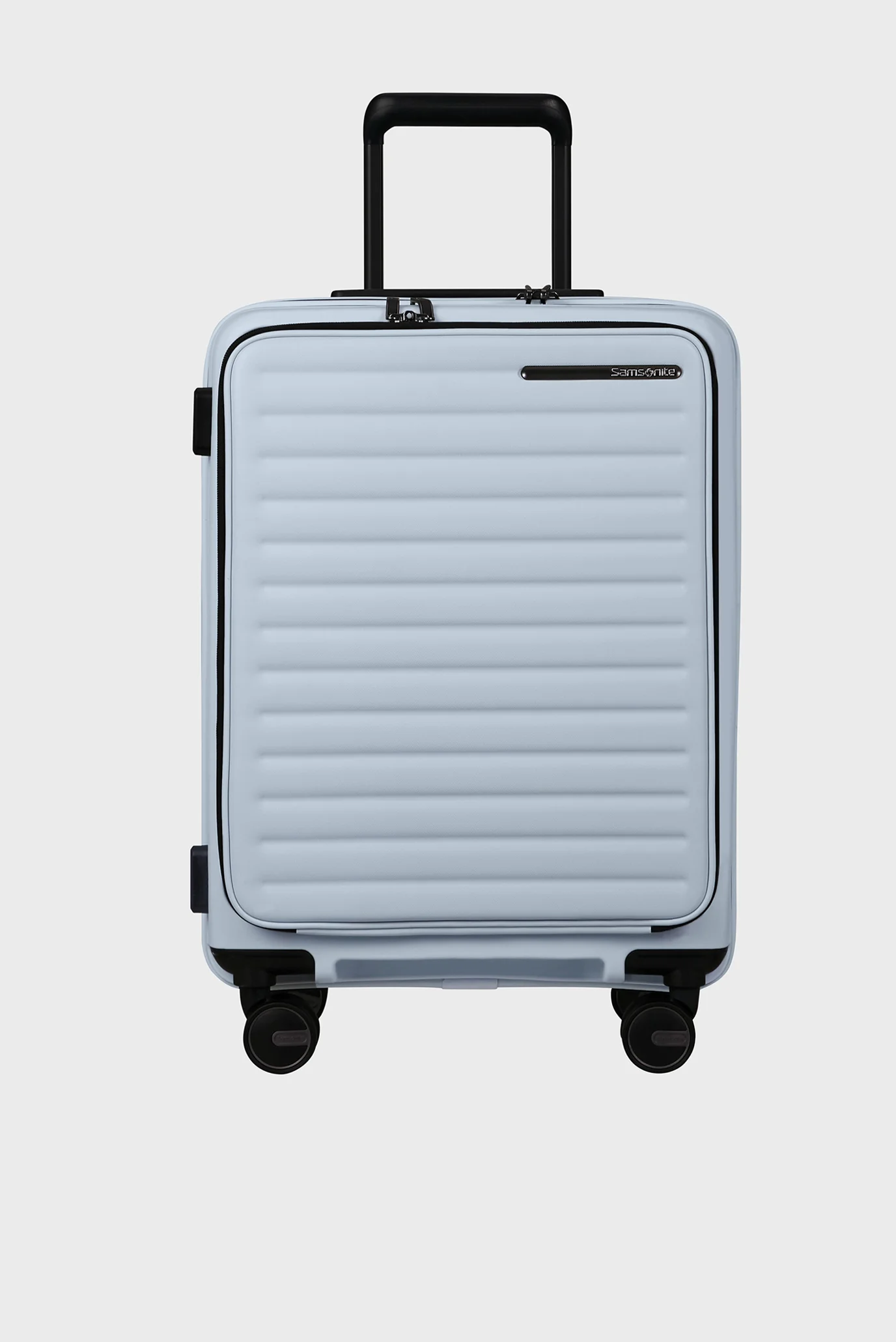 Світло-сіра валіза 55 см RESTACKD GLACIER Samsonite KO6*11002 — MD