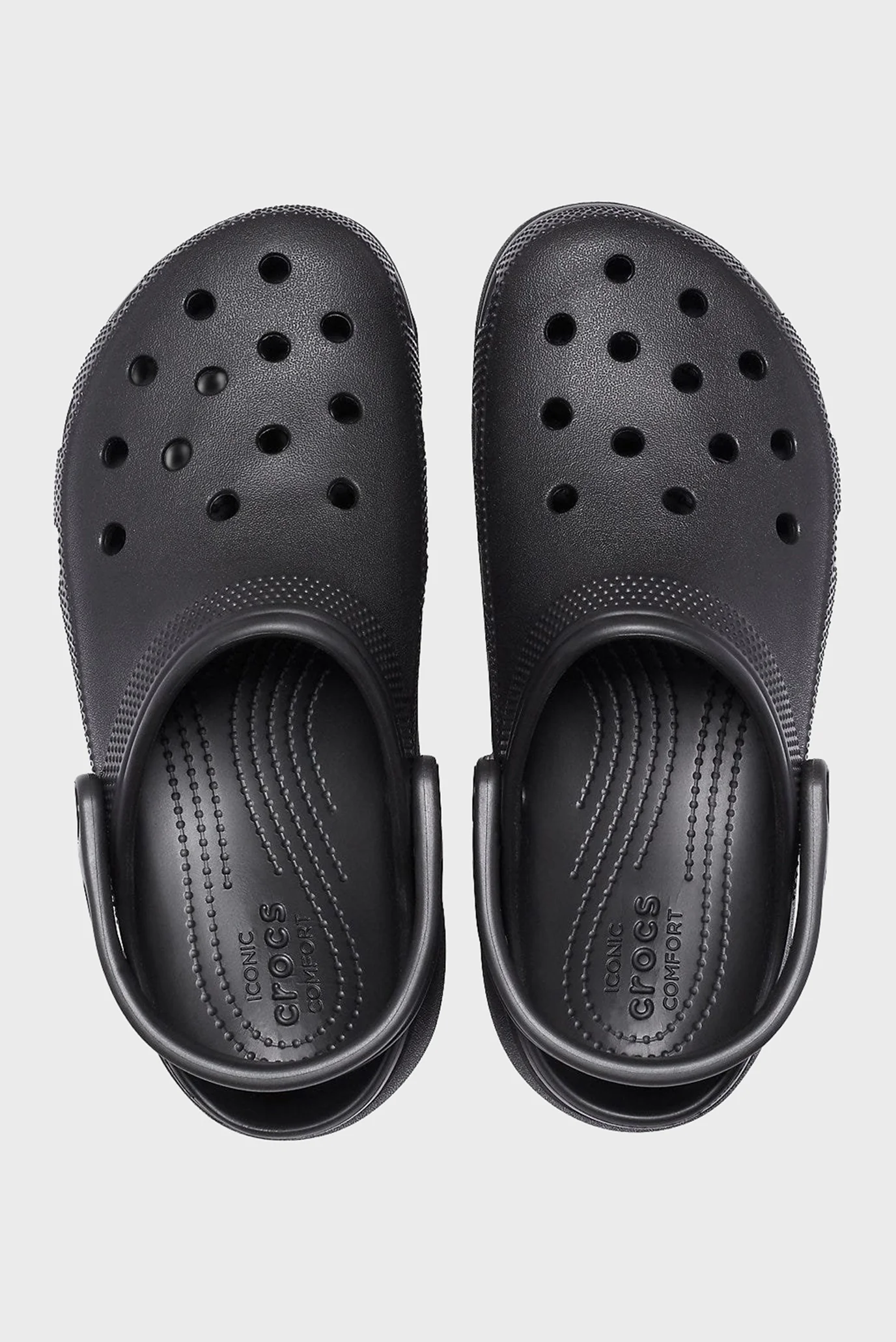 Женские черные клоги CROCS 206750-001 — MD-Fashion