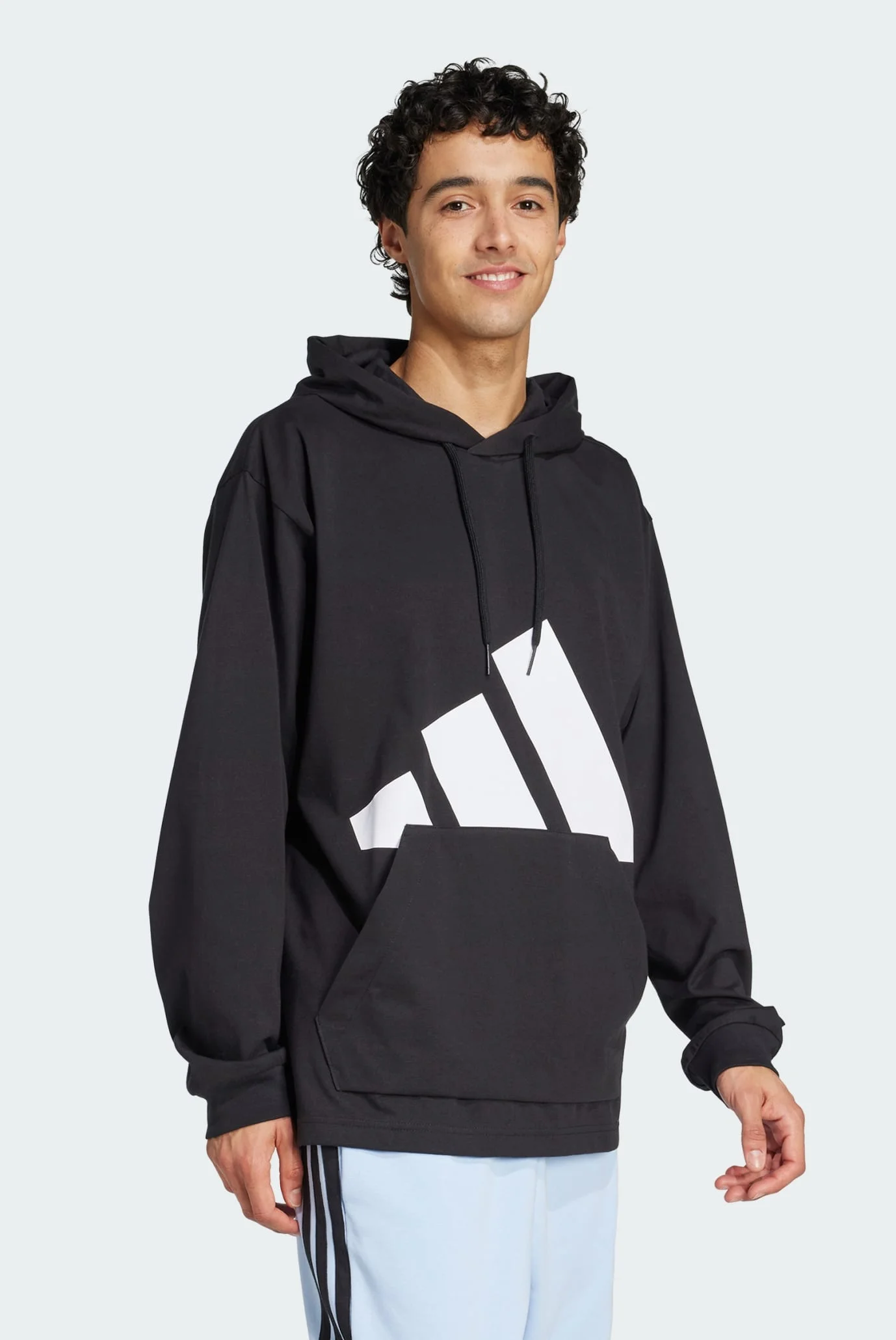 Чоловіче чорне худі Essentials Big Logo Single Jersey adidas