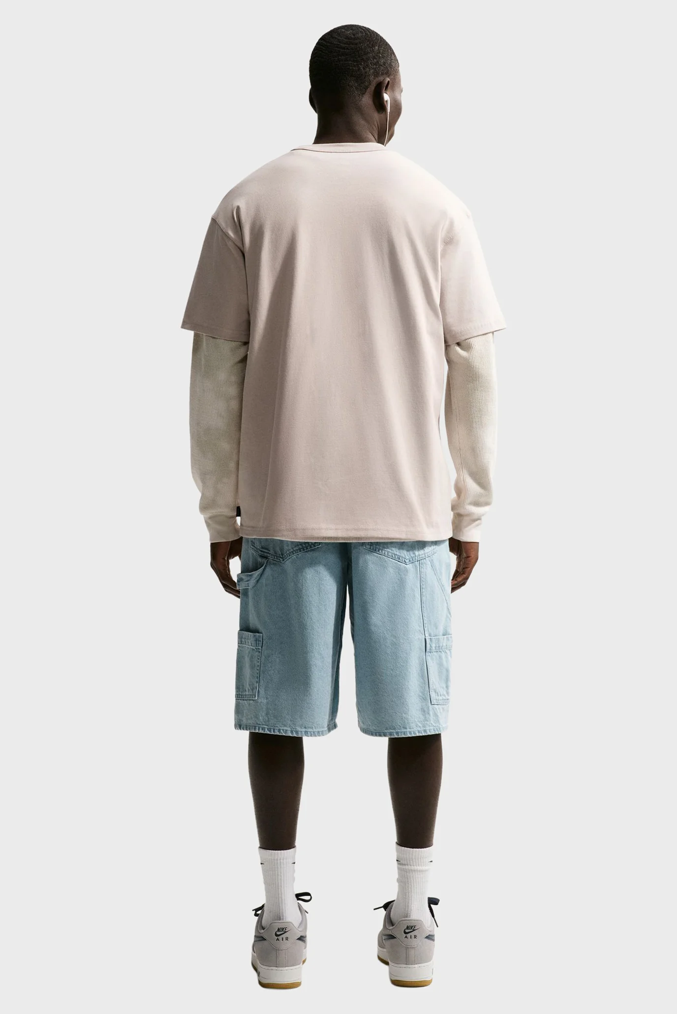Мужская бежевая футболка M NSW TEE LSE PREM ESS SUST Nike IH1121