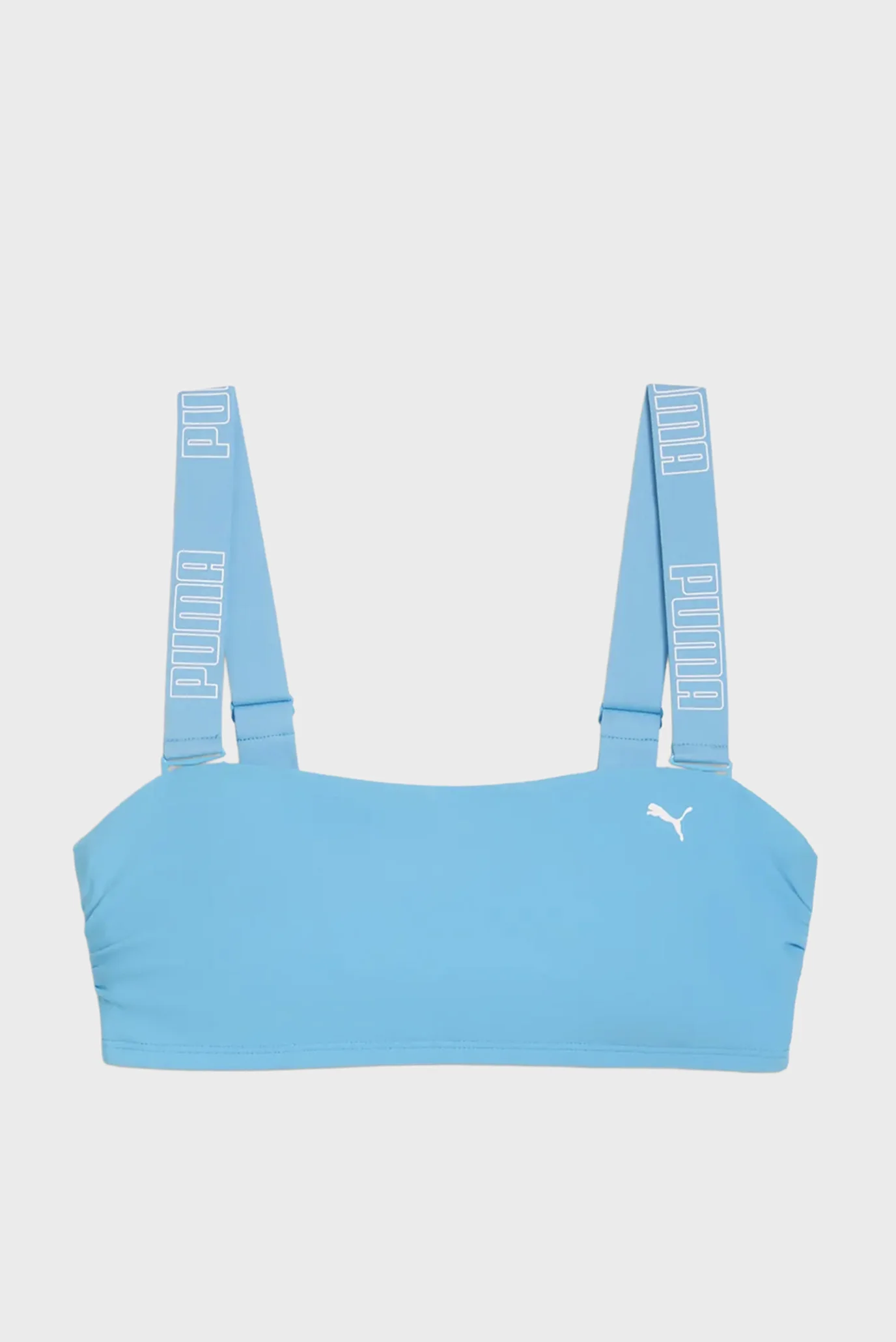Жіночий блакитний ліф від купальника PUMA Women's Bandeau Top PUMA