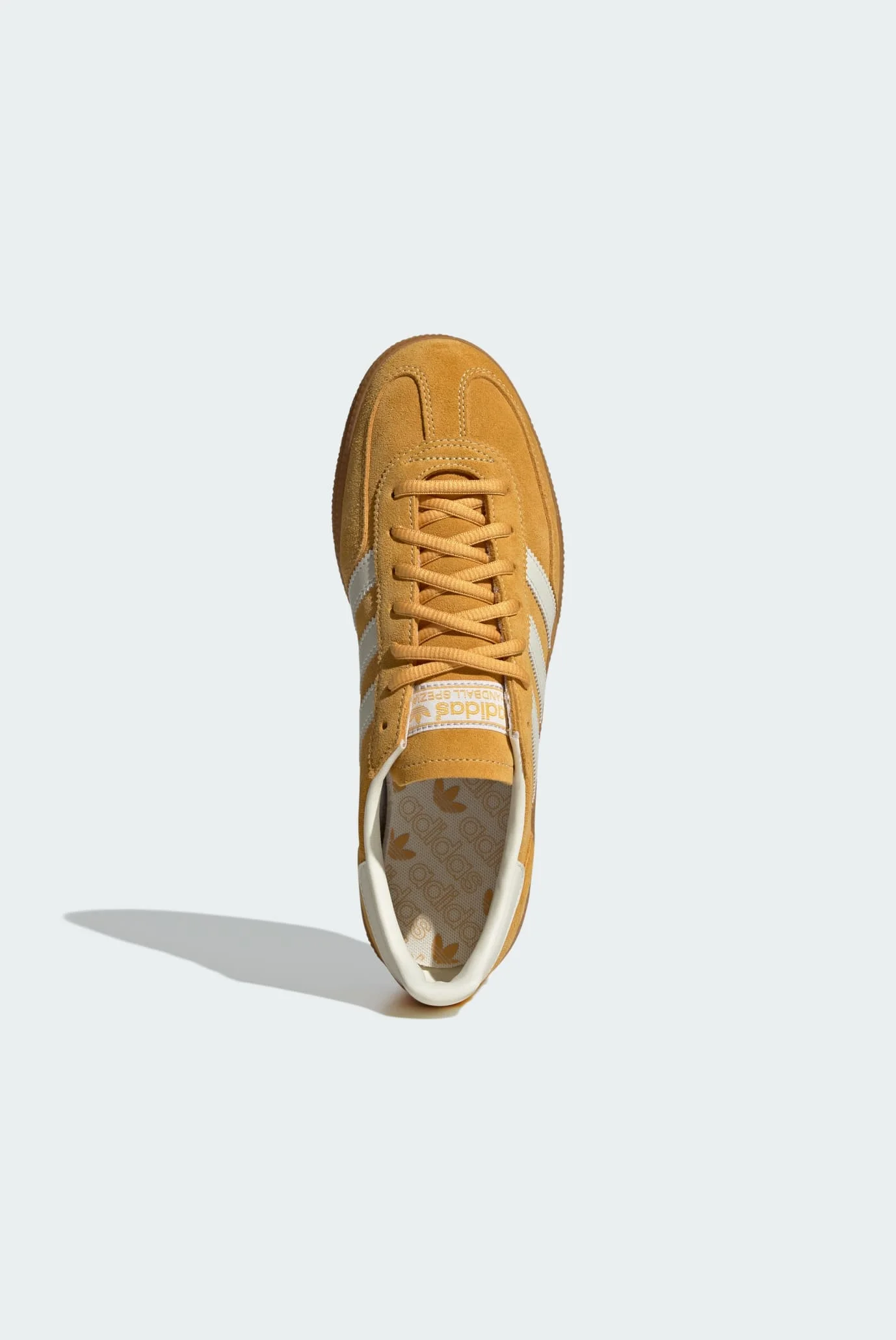 Мужские горчичные замшевые сникерсы Handball Spezial adidas IF7088