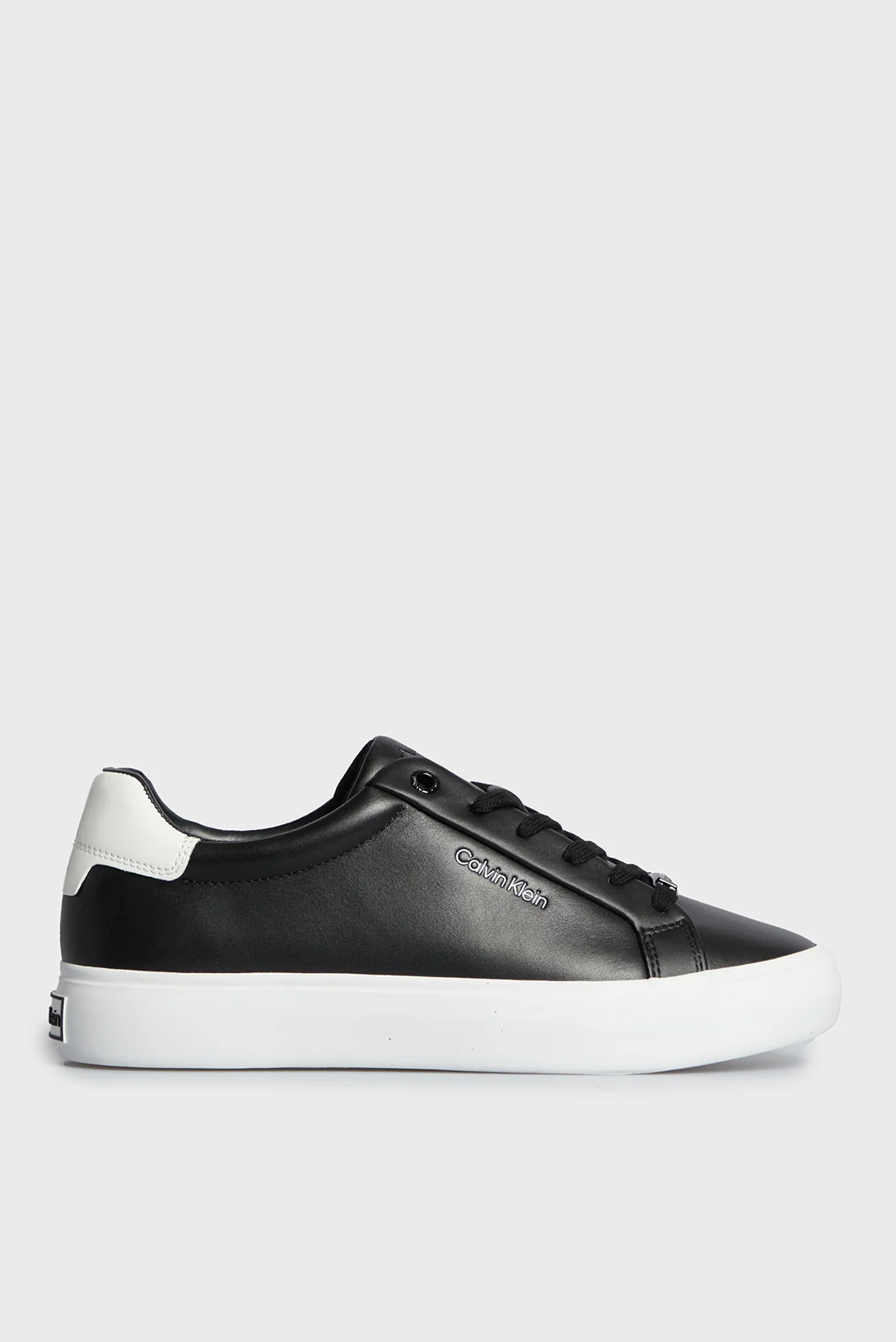 りー Жіночі чорні шкіряні снікерси VULC LACE UP Calvin Klein HW0HW01681