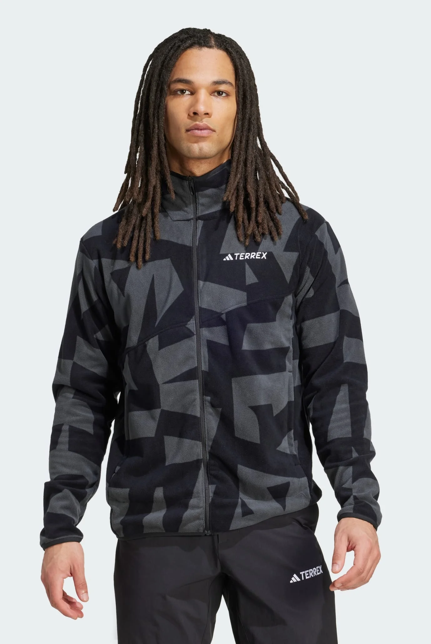 Чоловіча чорна спортивна кофта з візерунком Terrex Multi Printed