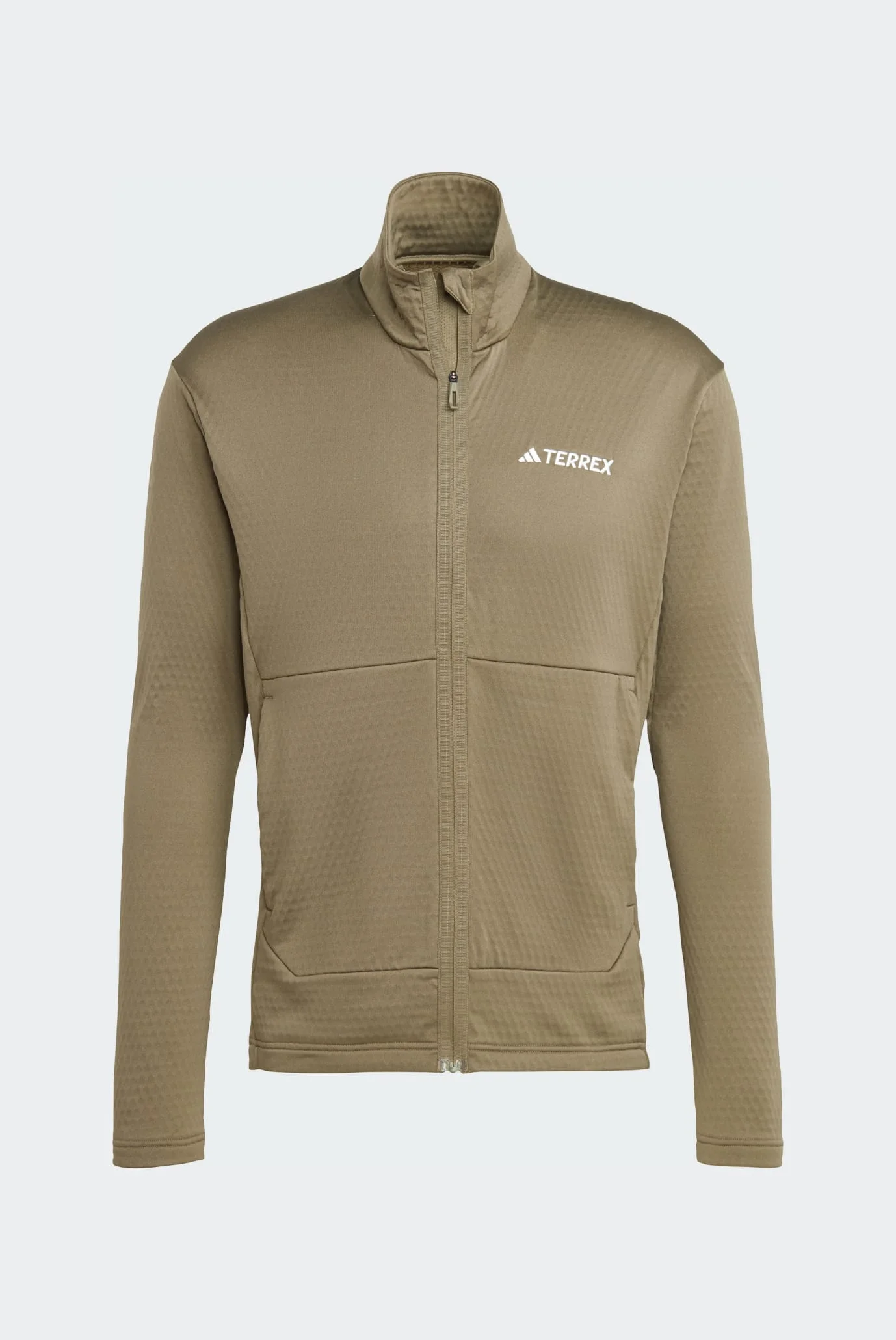 Мужская оливковая спортивная кофта Terrex Multi Light Fleece Full