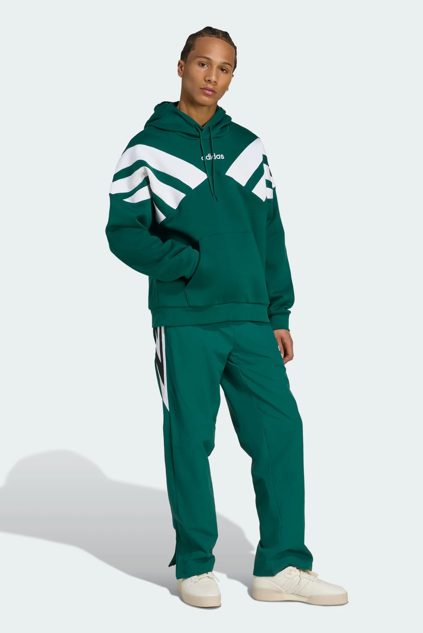 Мужское темно-зеленое худи Archive Cut Line adidas JX3063 — MD-Fashion