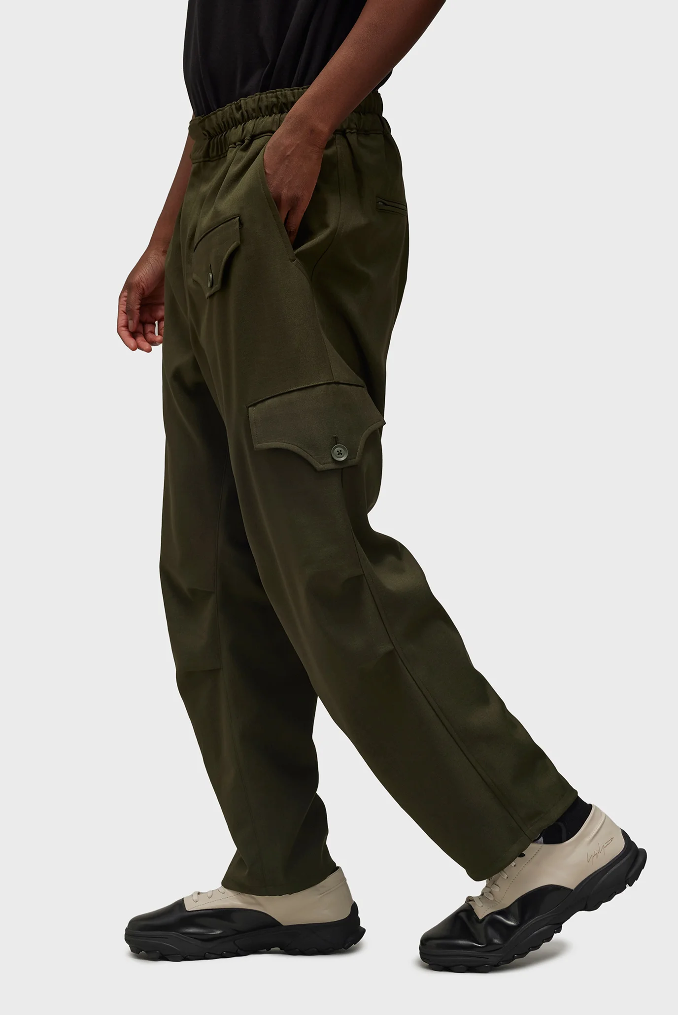 YA−MAN★HRF-3 Мужские зеленые карго Y-3 Sport Uniform Straight adidas JE3436