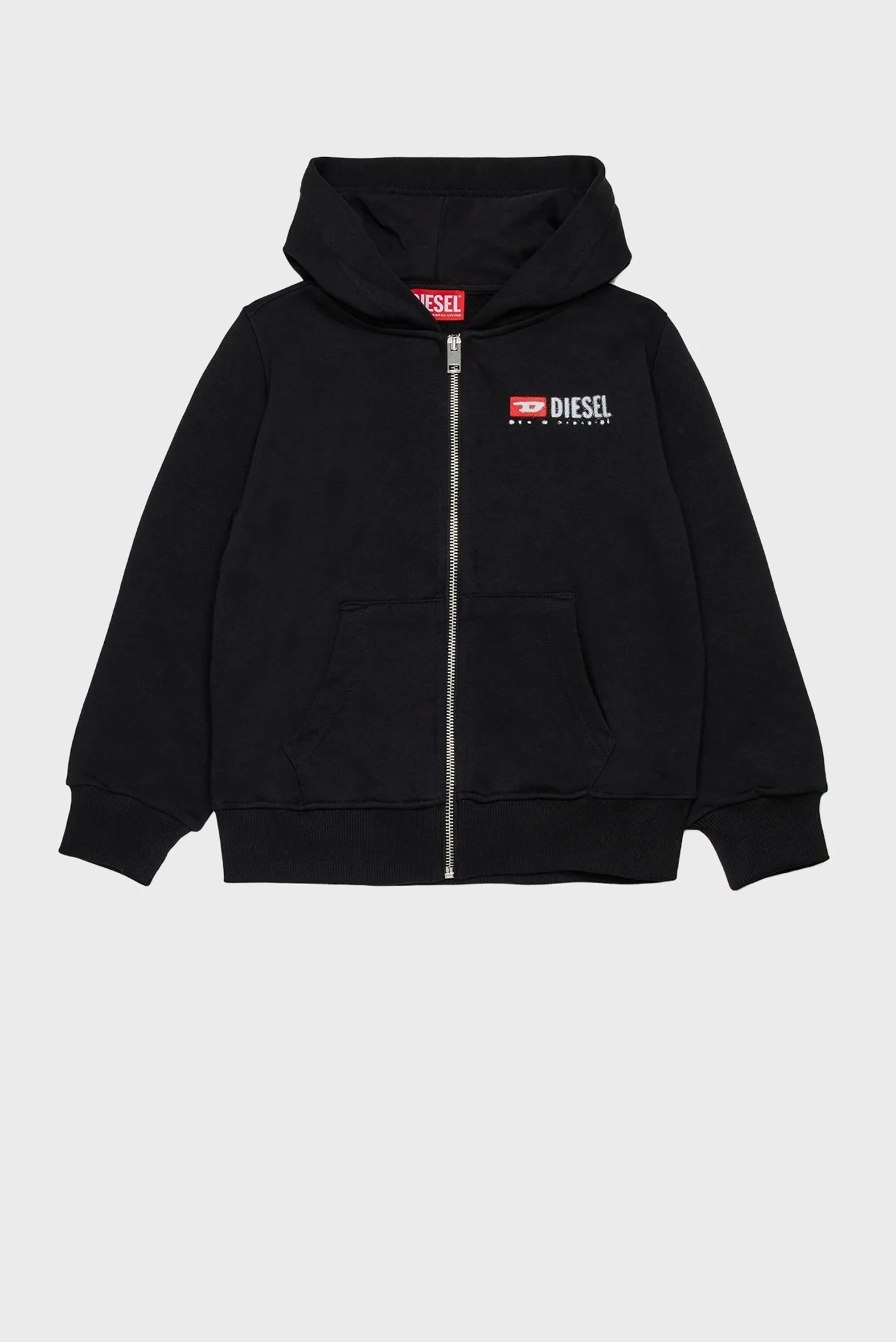 Детское черное худи SDROPSHOODZ Diesel Kids J02484 KYAZ3 — MD-Fashion