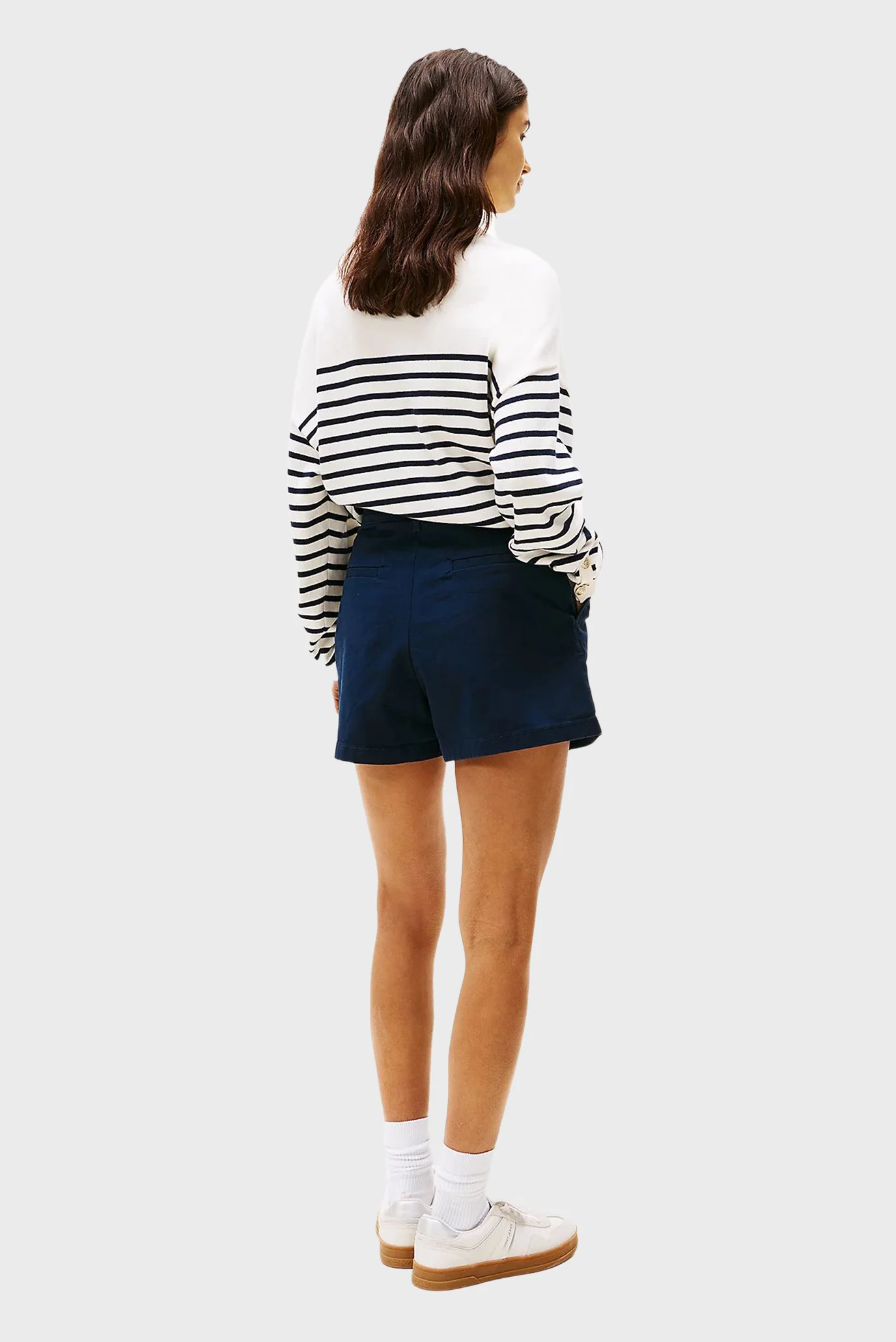 Женские темно-синие шорты CLAIRE HR PLEATED SHORT Tommy Jeans