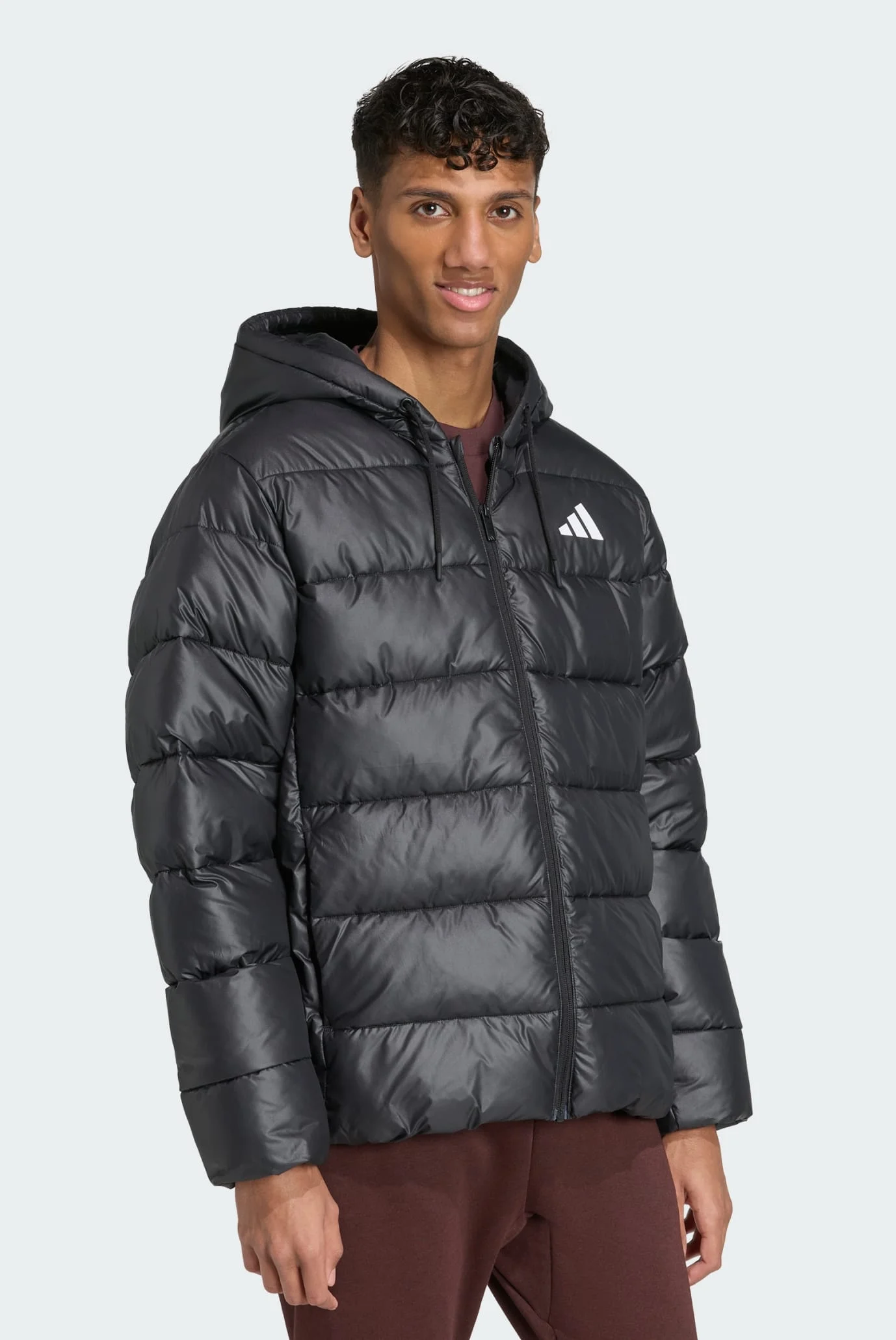 Мужская черная куртка Essentials CLIMAWARM Synthetic Down Puffer