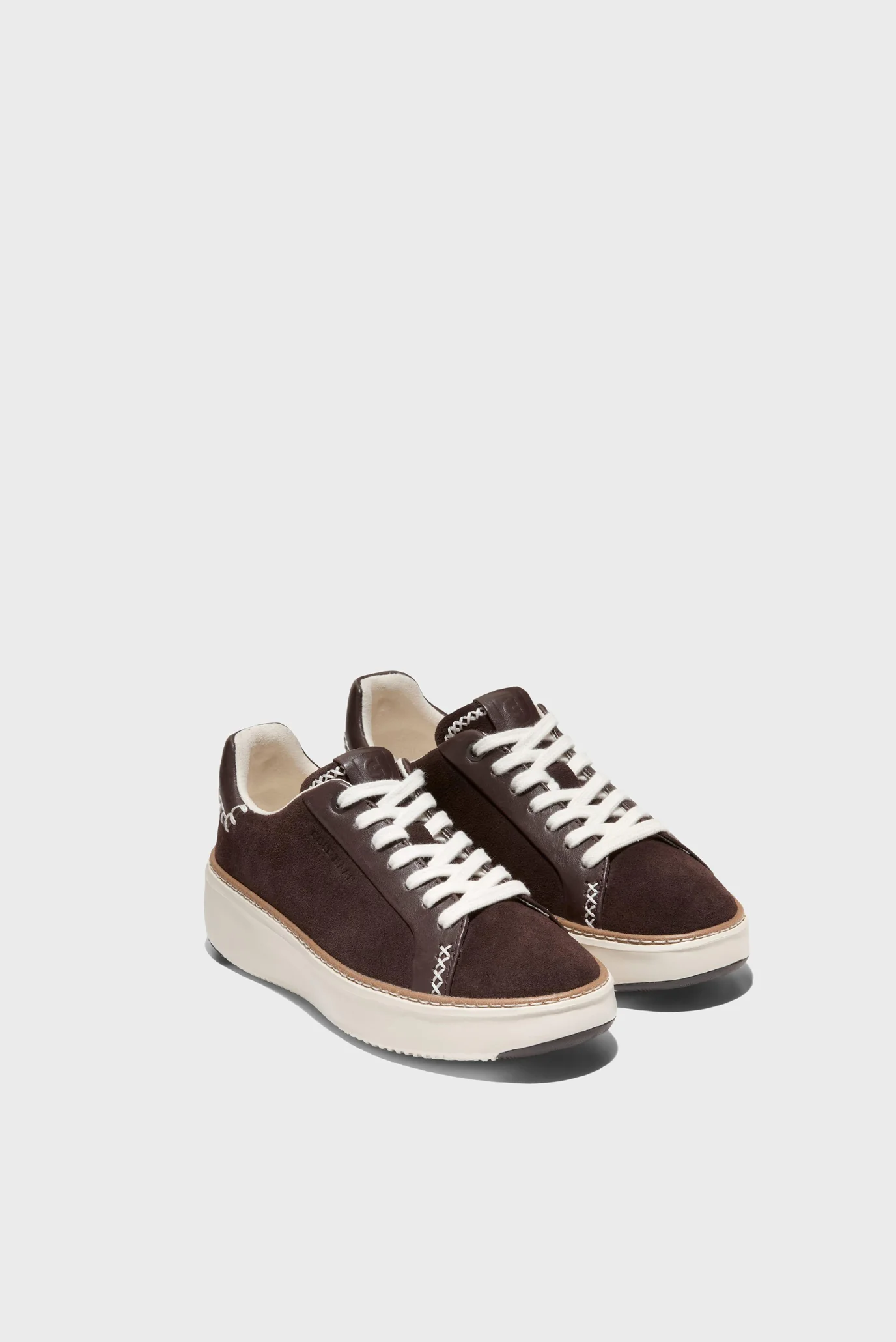 Жіночі темно-коричневі замшеві снікерси GrandPrø Topspin Cole Haan