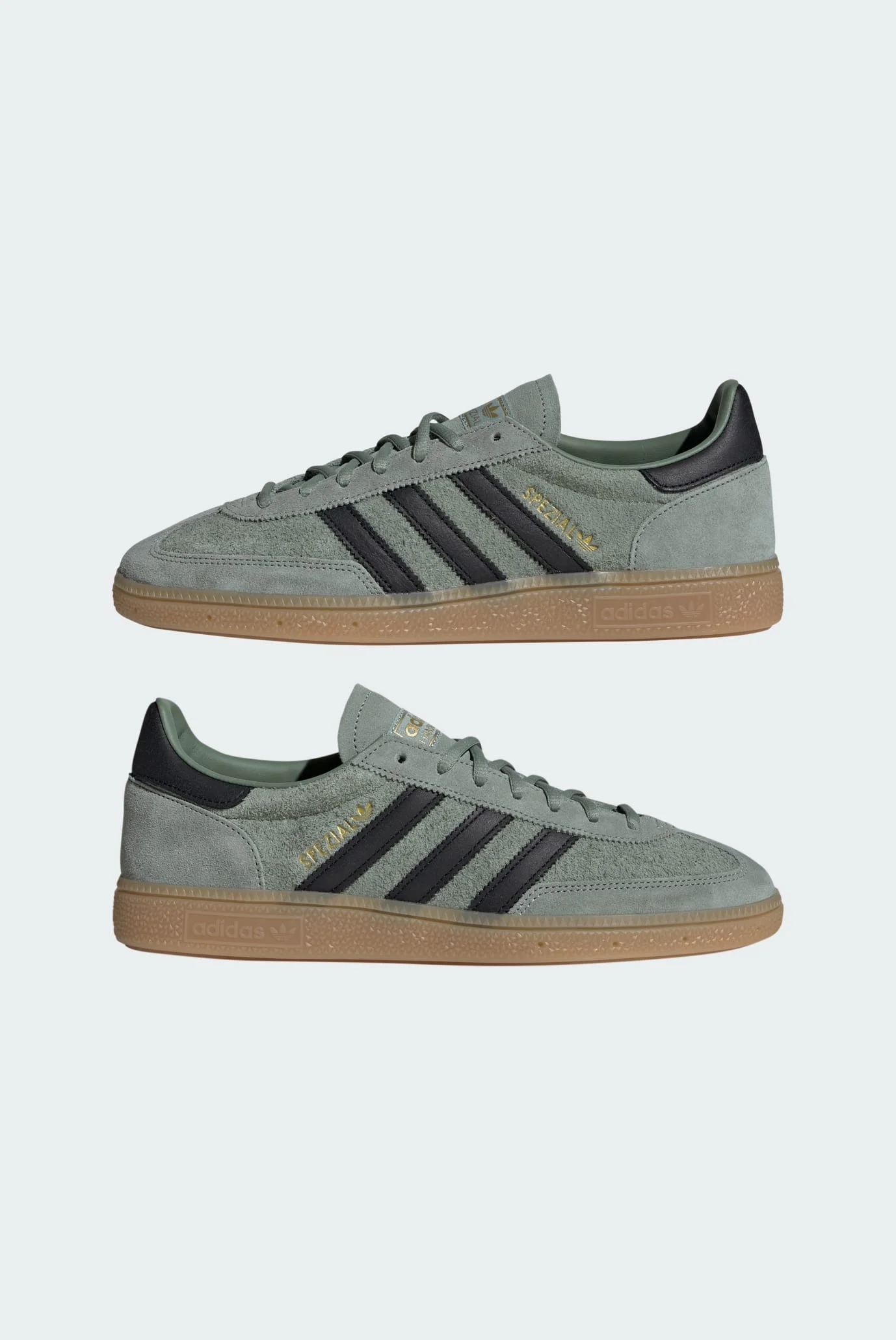 Мужские темно-серые замшевые сникерсы HANDBALL SPEZIAL adidas