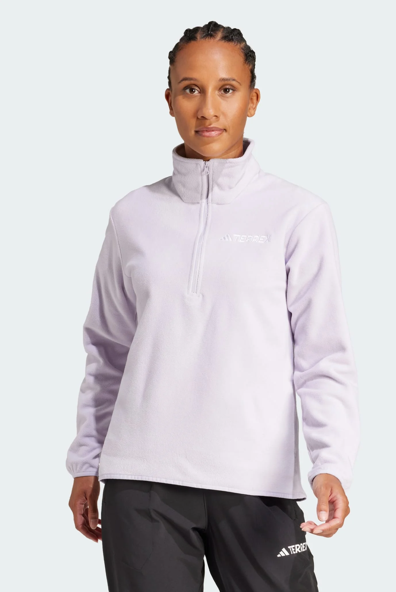 Жіноча бузкова спортивна кофта Multi Essentials 1/2 Zip adidas