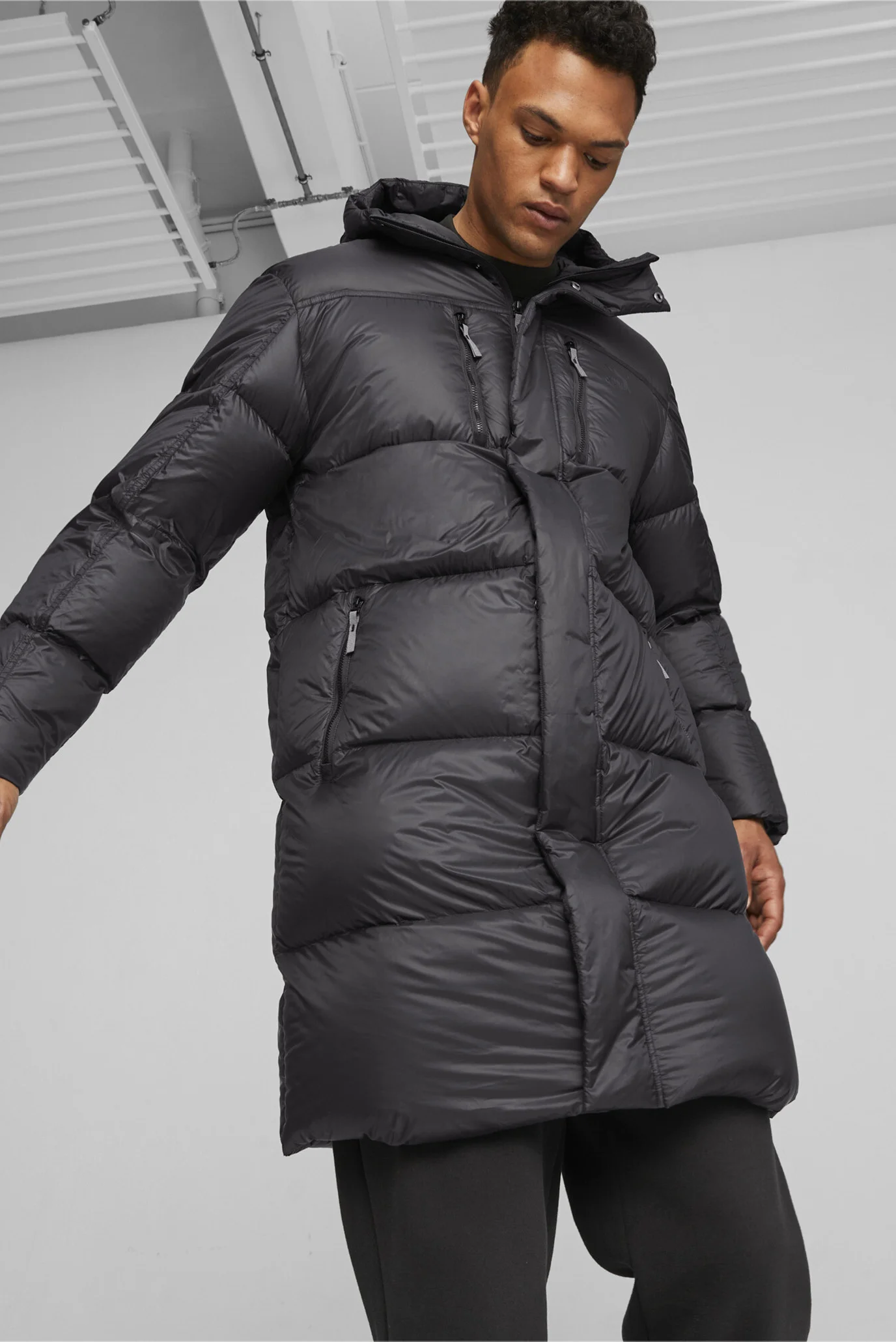 Чоловіча чорна куртка Men's Down Parka PUMA 623269 — MD-Fashion
