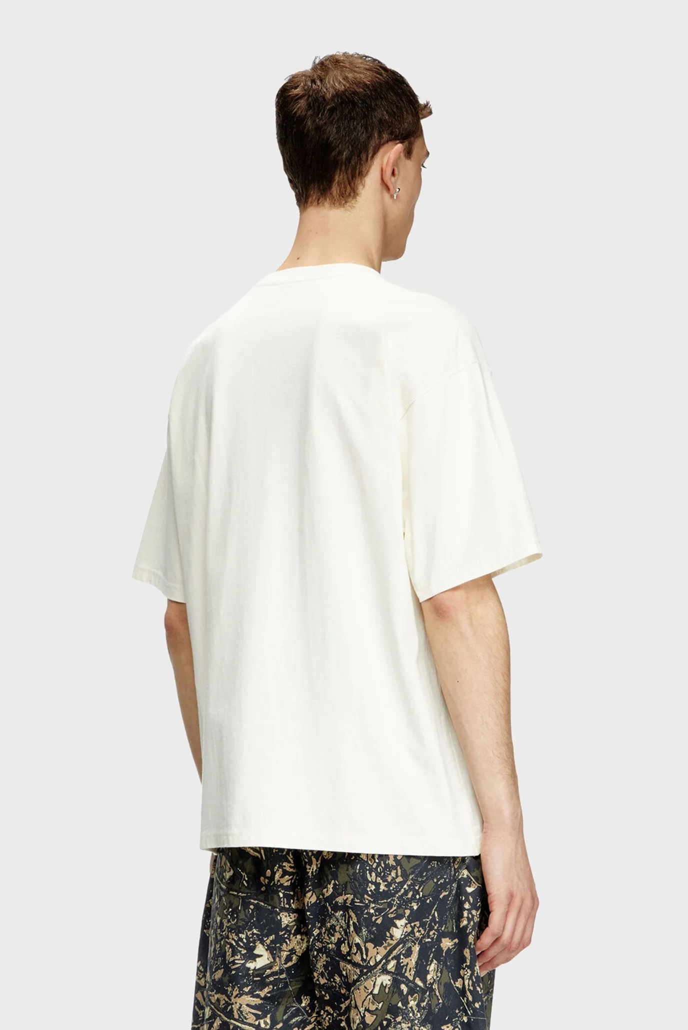 Мужская белая футболка T-BOXT-N14 Diesel A13049 0DQAU — MD-Fashion