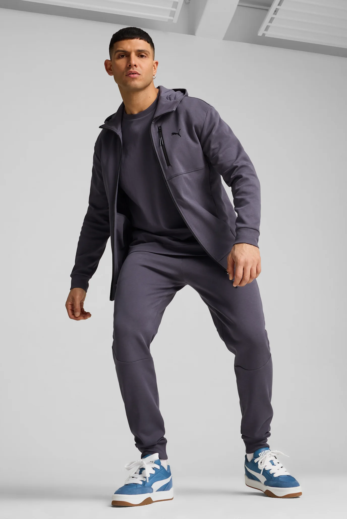 Мужская темно-серая спортивная кофта OPEN ROAD Full-Zip Hoodie Men