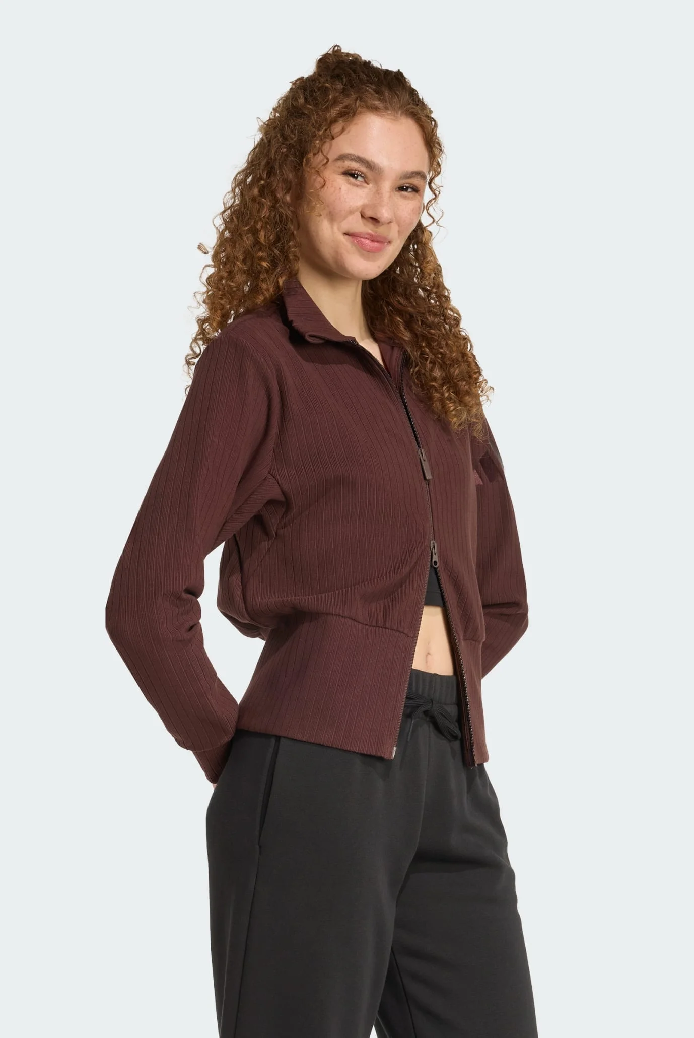 Женская коричневая спортивная кофта ALL SZN Winterized Full-Zip