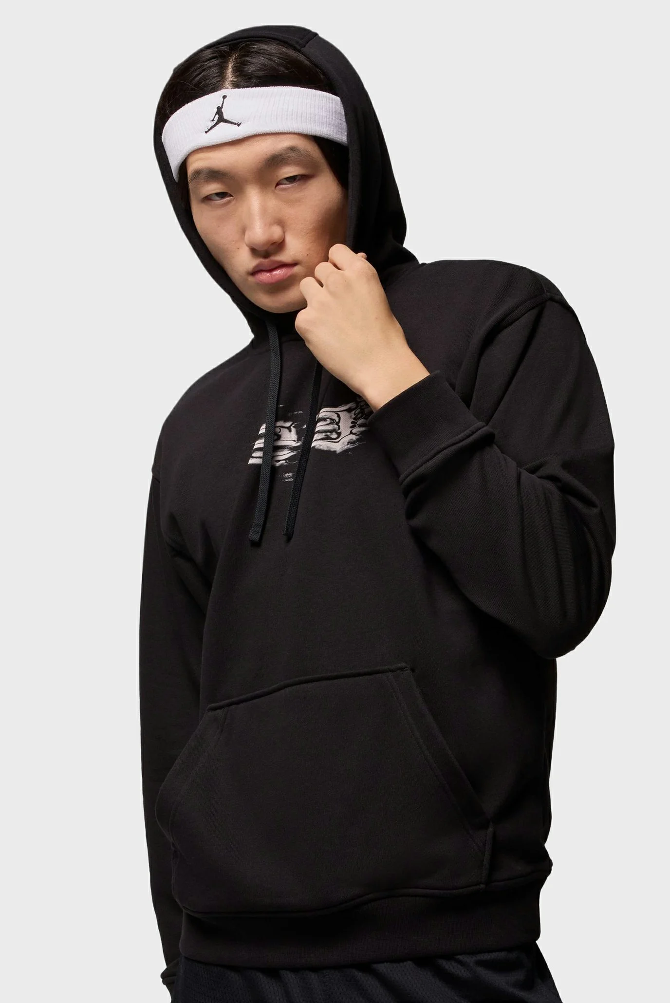 Мужское черное худи M J DF SPRT CSVR GFX PO Nike HQ8661-010 — MD