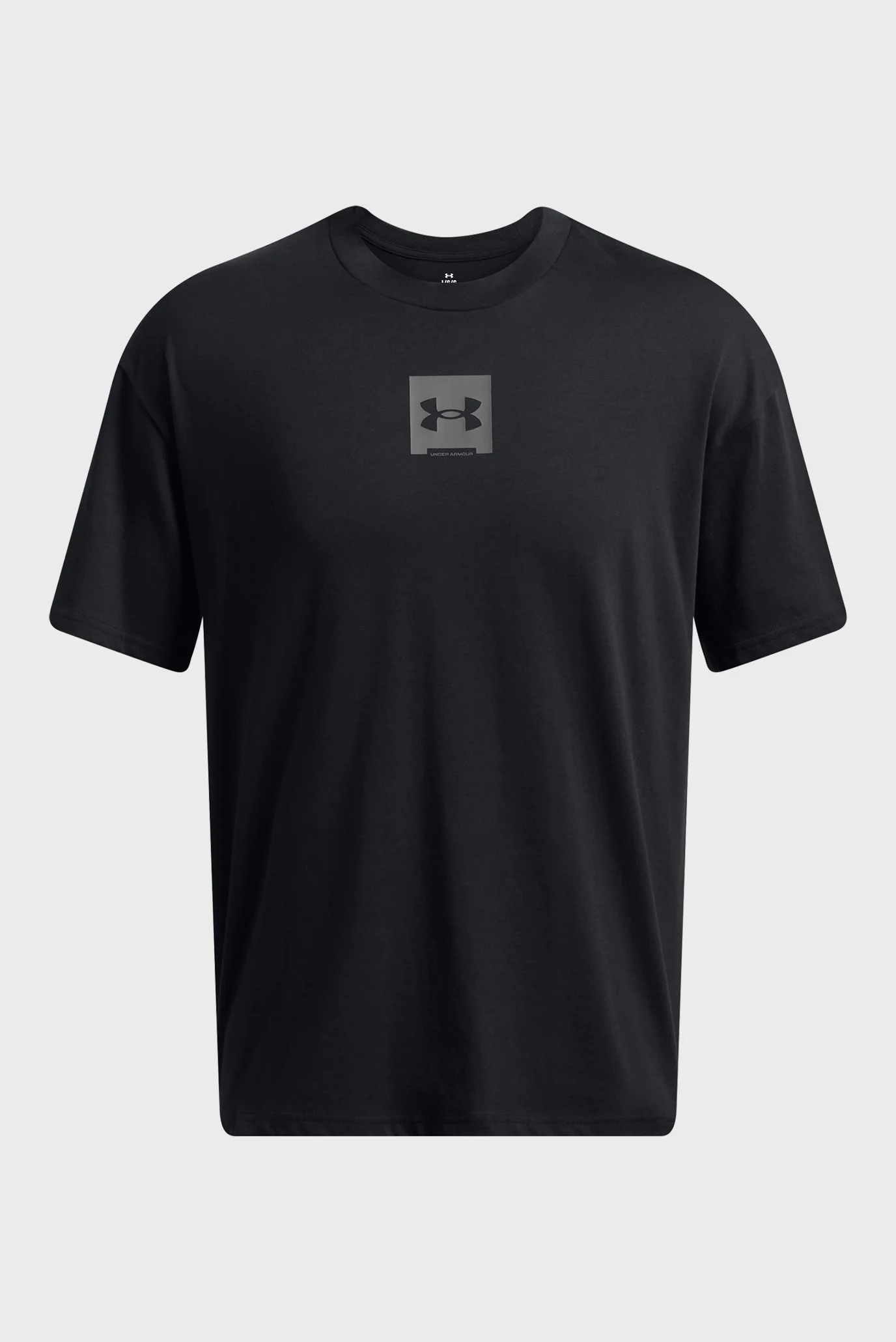 Мужская черная футболка UA M HW OS SM BOX SS Under Armour 1386803