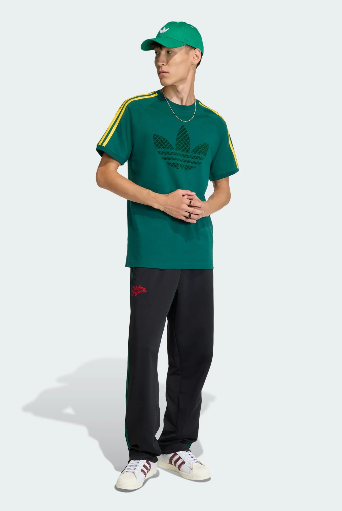 Мужская зеленая футболка MONOGRAM INFILL 3S adidas KD1359 — MD-Fashion
