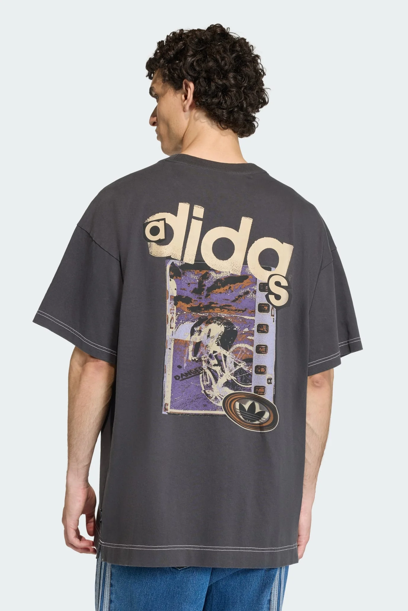 Мужская темно-серая футболка 90s ALTERNATIVE SPORT ARCHIVE adidas