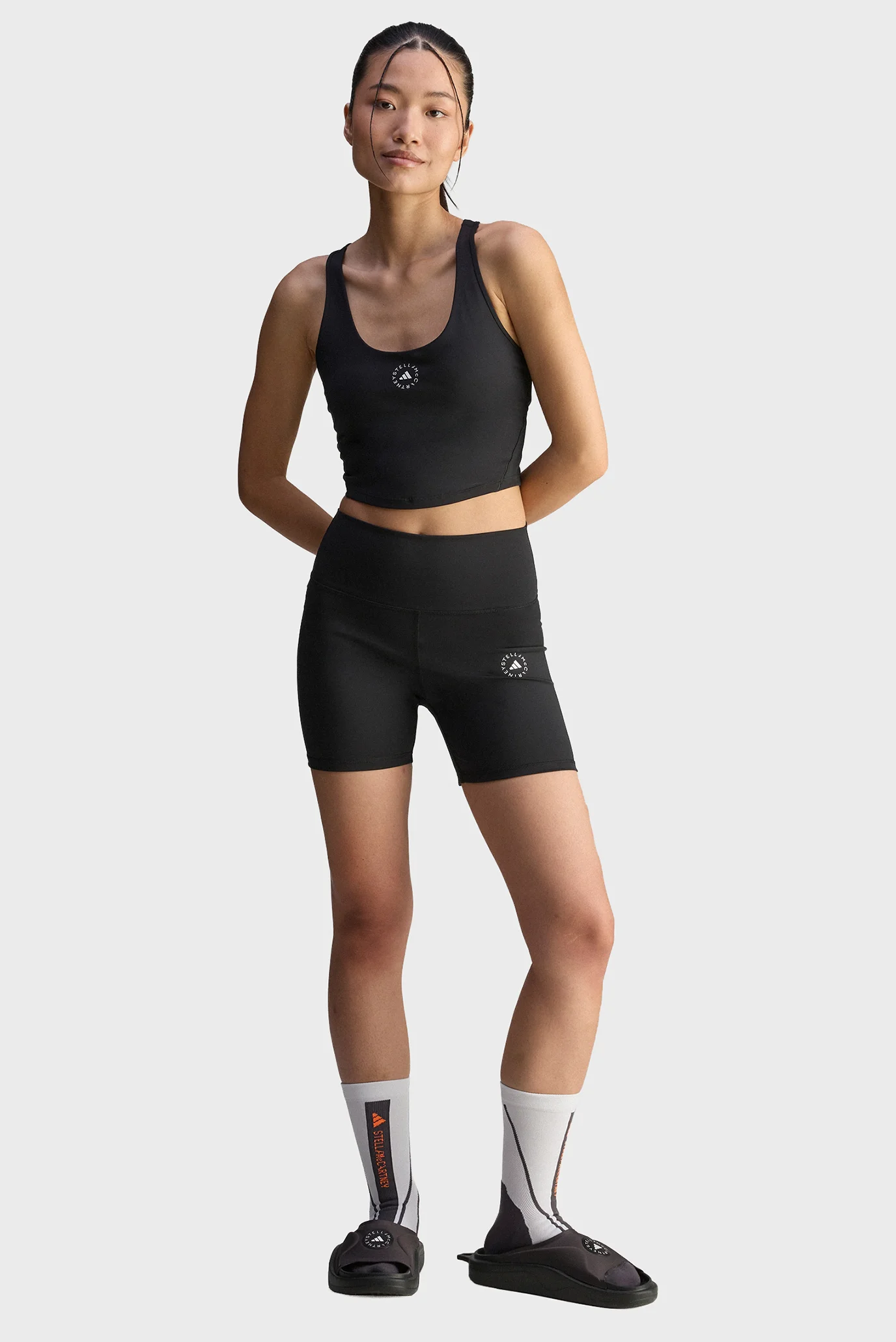 Женские черные велосипедки adidas By Stella McCartney adidas