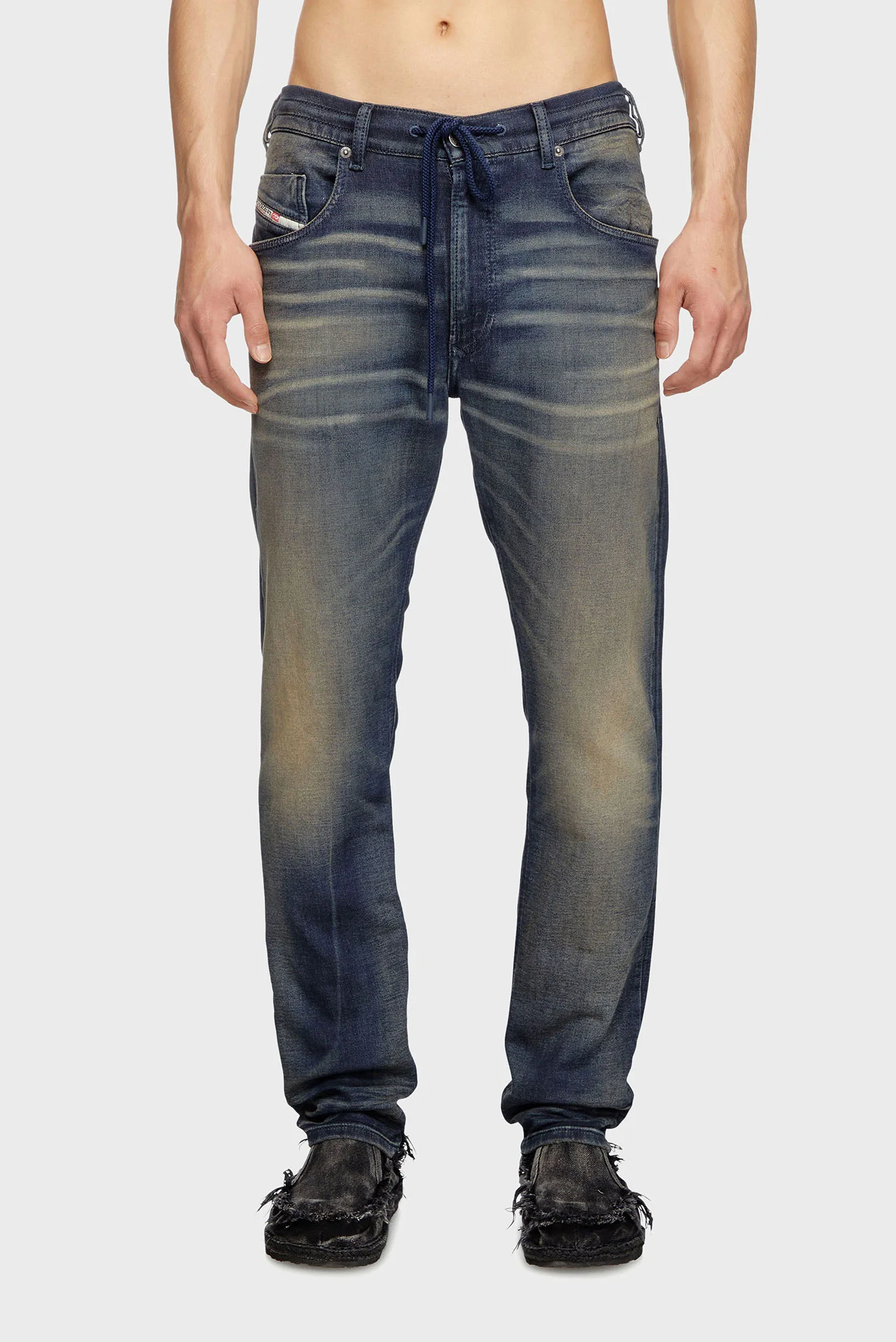 Мужские темно-синие джинсы D-KROOLEY-B JOGG Diesel A14847 068PM