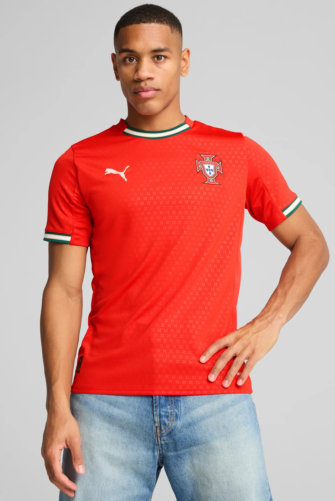 Мужская красная футболка Portugal '25 Home Replica Men's Soccer