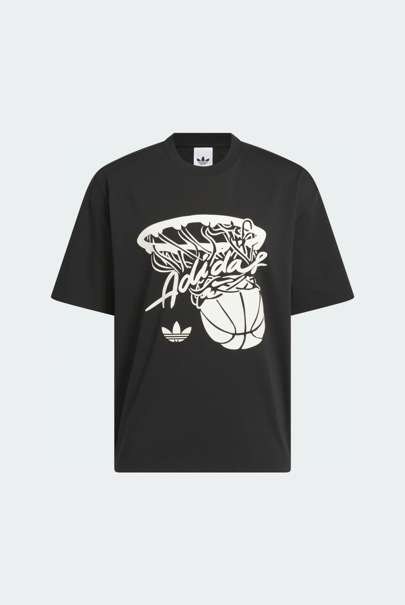 Чоловіча чорна футболка Hot Shot Graphic adidas JY3650 — MD-Fashion