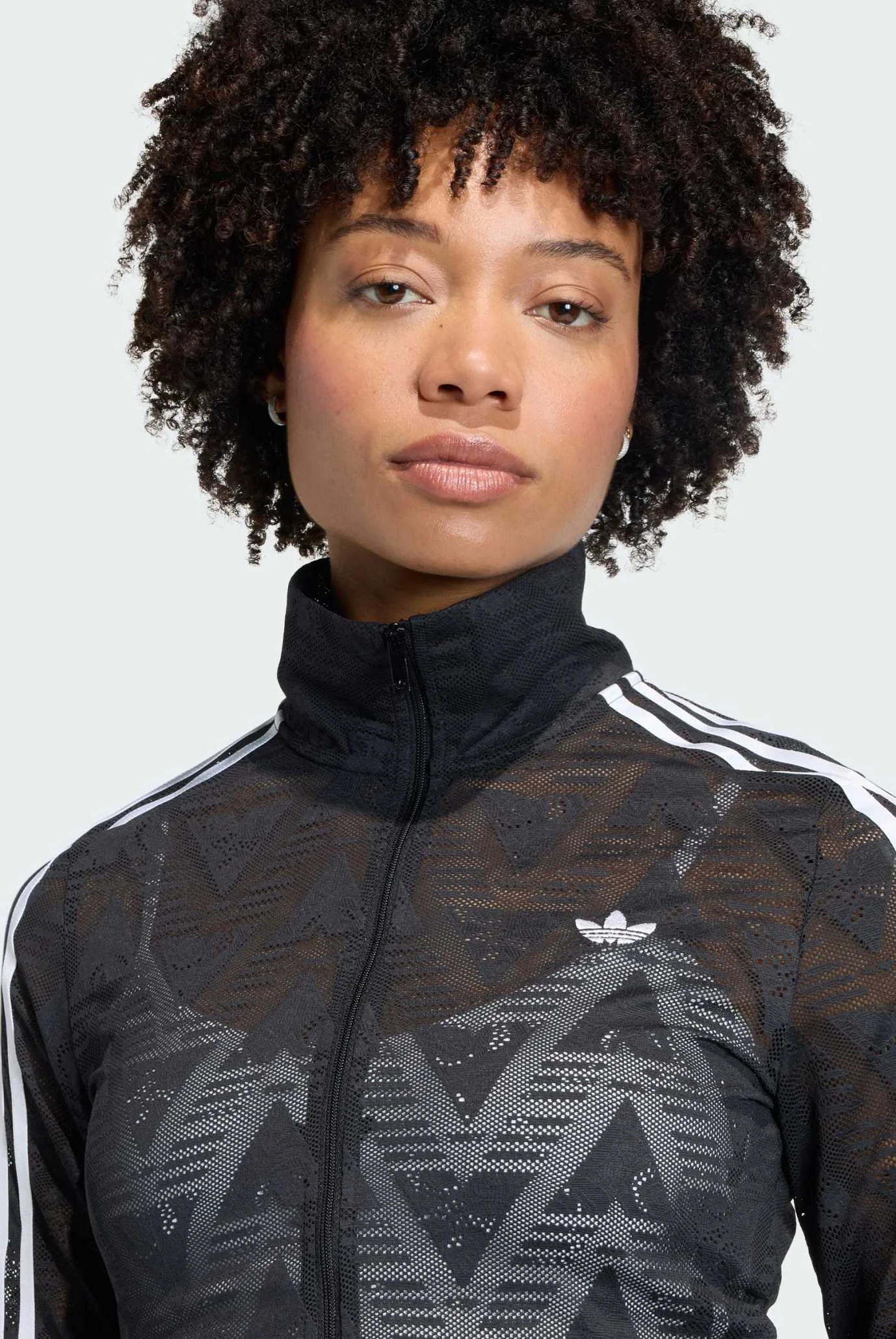 Женская черная спортивная кофта Firebird Classic Lace adidas