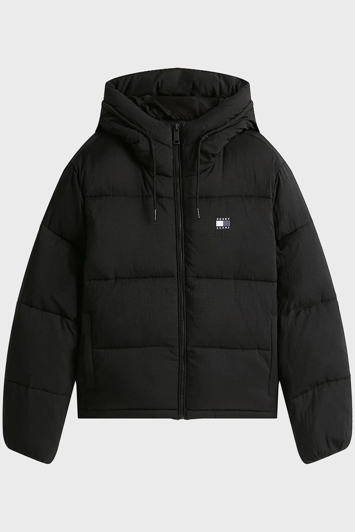 Женская черная куртка HOODED PUFFER Tommy Jeans DW0DW21625 — MD