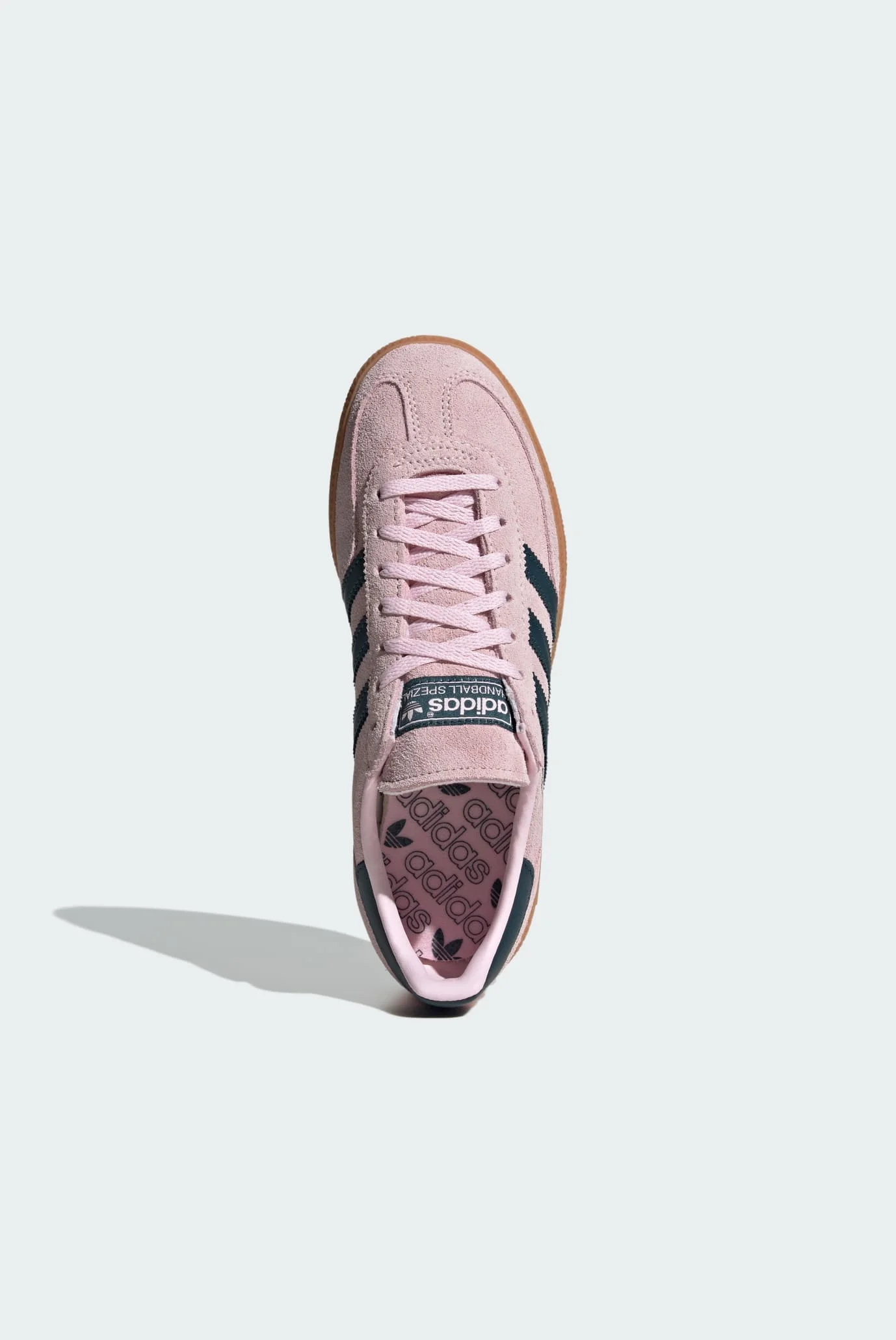 Жіночі пудрові замшеві снікерси Handball Spezial adidas IF6561