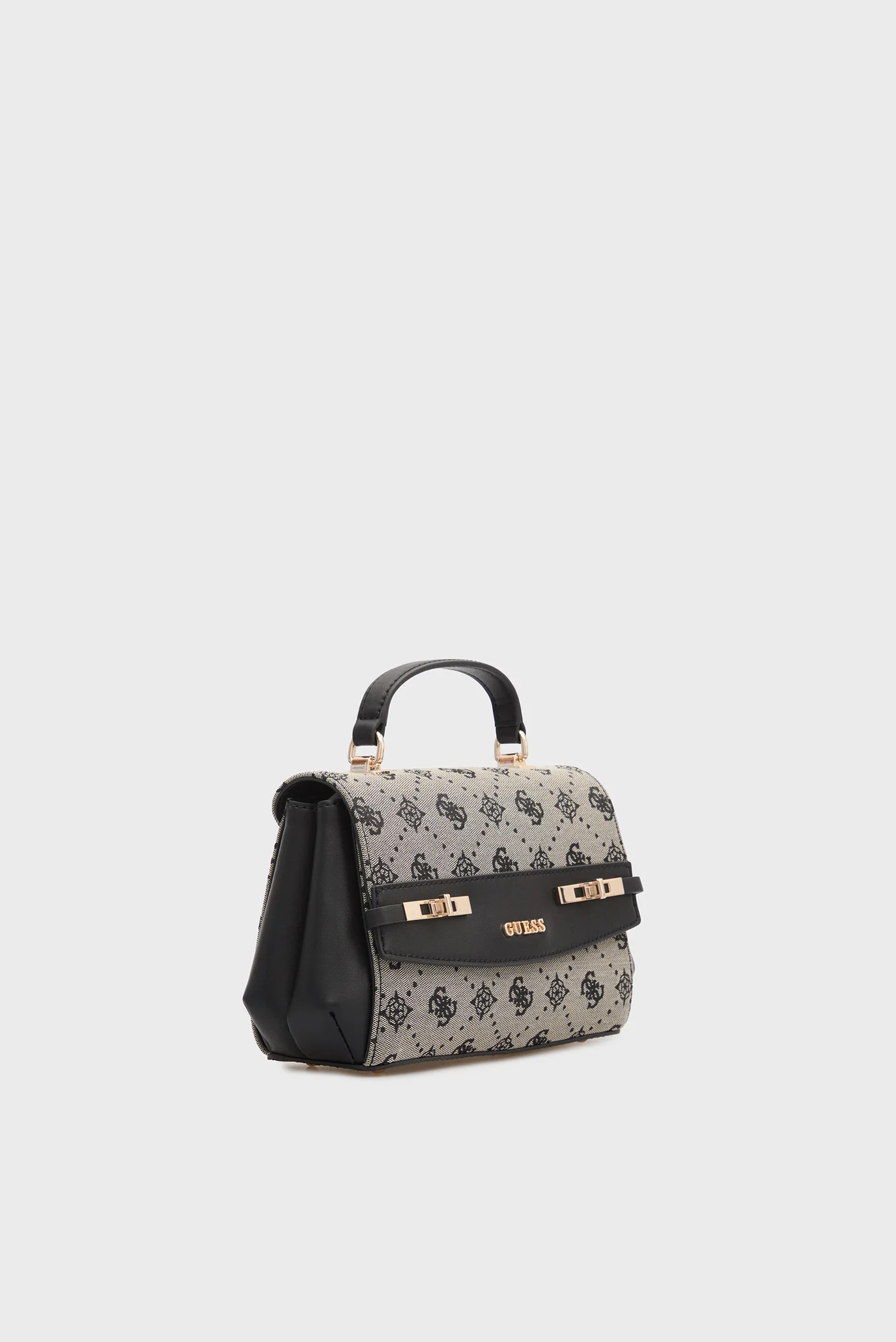Женская темно-серая сумка с узором MELINDA LOGO Guess HWJP9902200