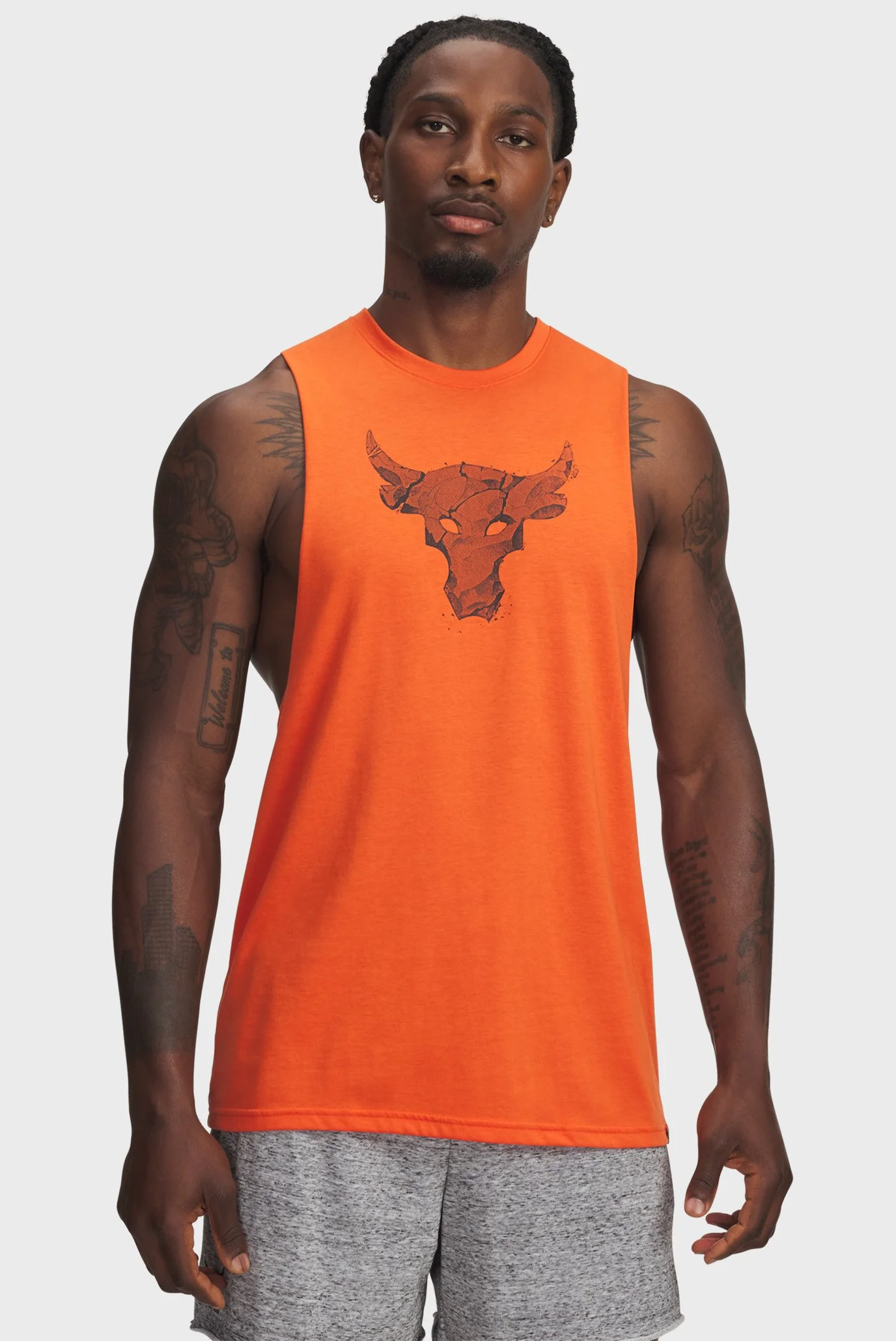 Мужская оранжевая майка Pjt Rck Q4 SL Graphic Under Armour 6005057