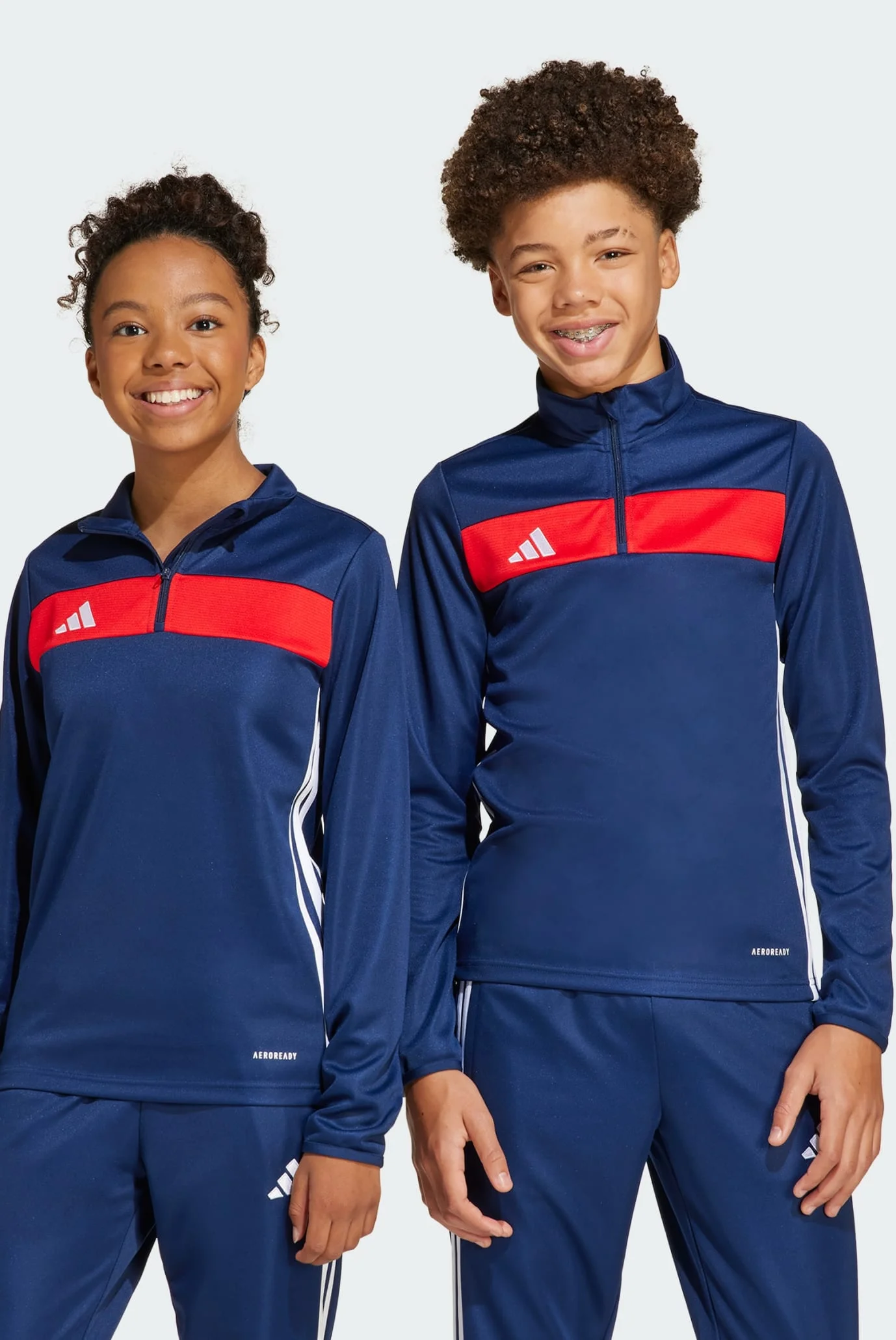 Дитяча синя спортивна кофта Tiro 25 Essentials Kids adidas JD0566