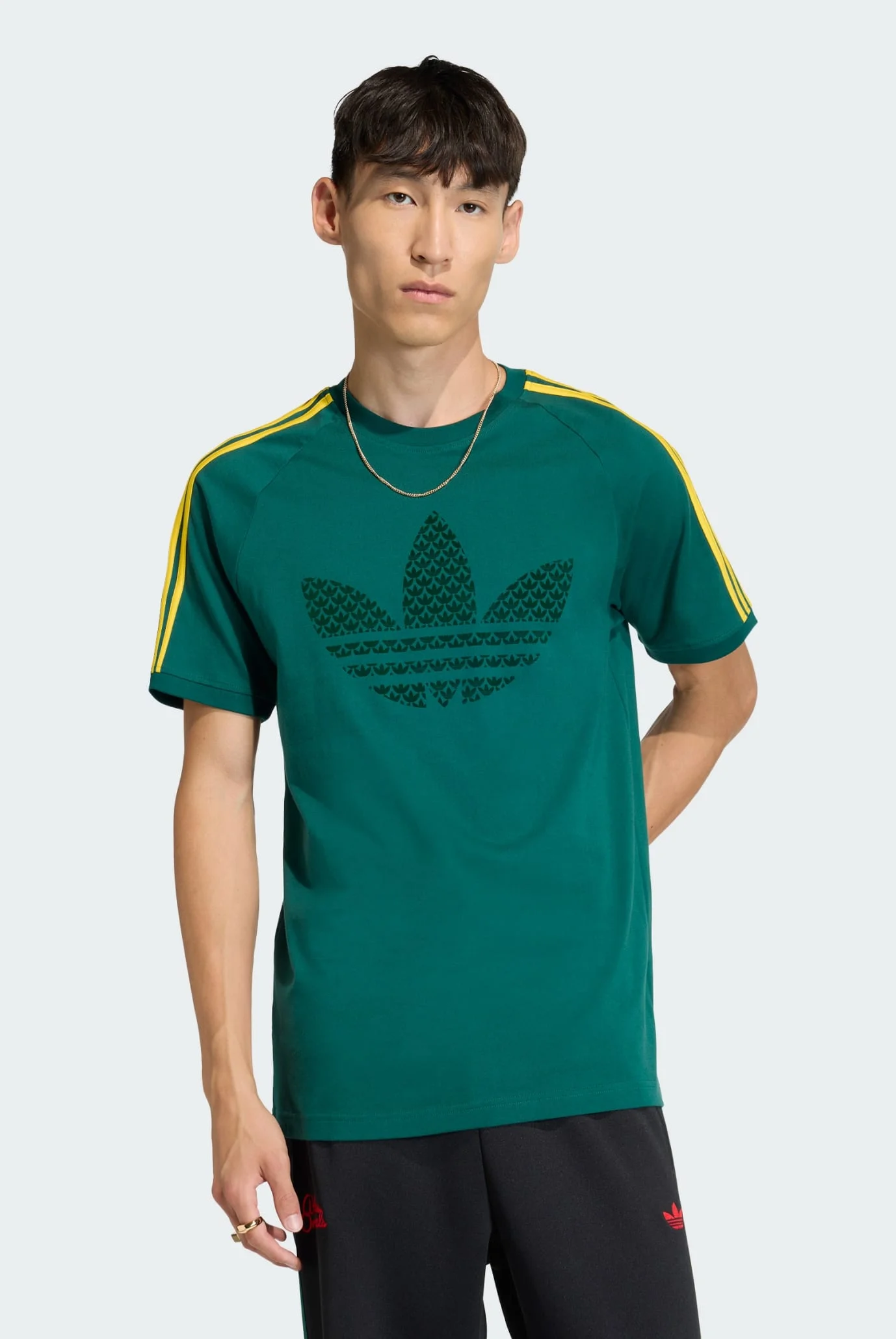Мужская зеленая футболка MONOGRAM INFILL 3S adidas KD1359 — MD-Fashion