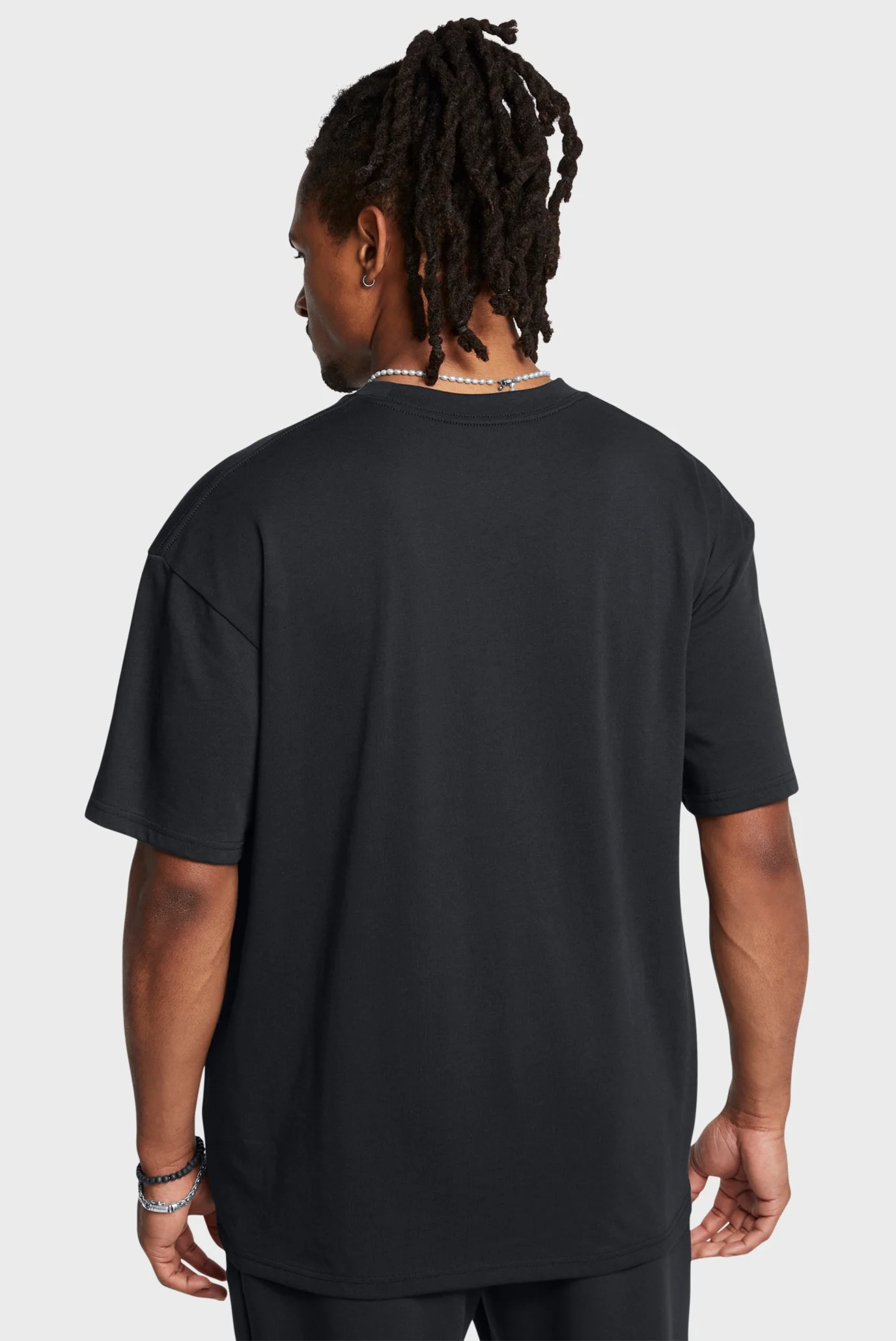 Мужская черная футболка UA M HW OS SM BOX SS Under Armour 1386803