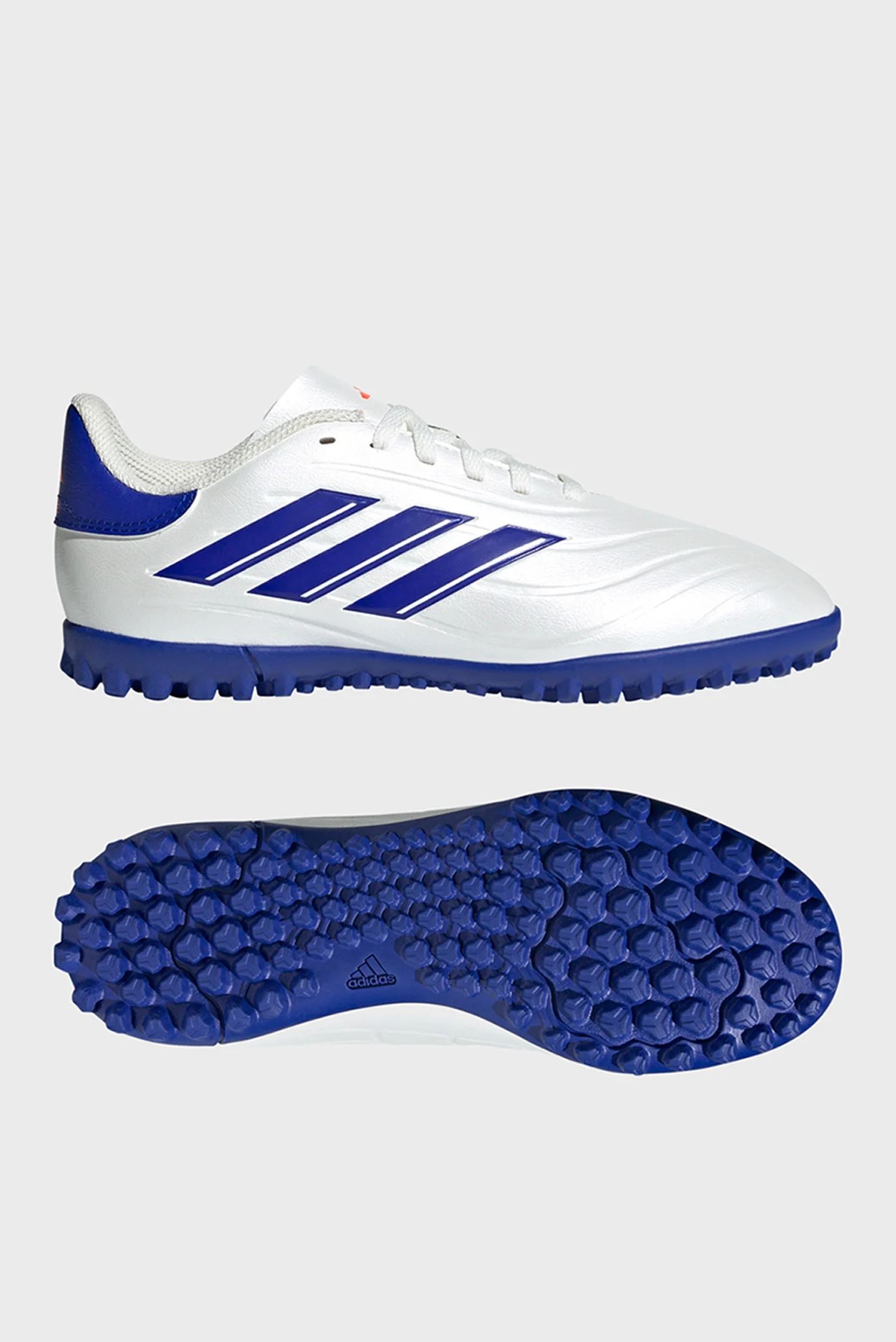 Детские белые сороконожки Copa Pure 2 Club Turf adidas IG8691 — MD