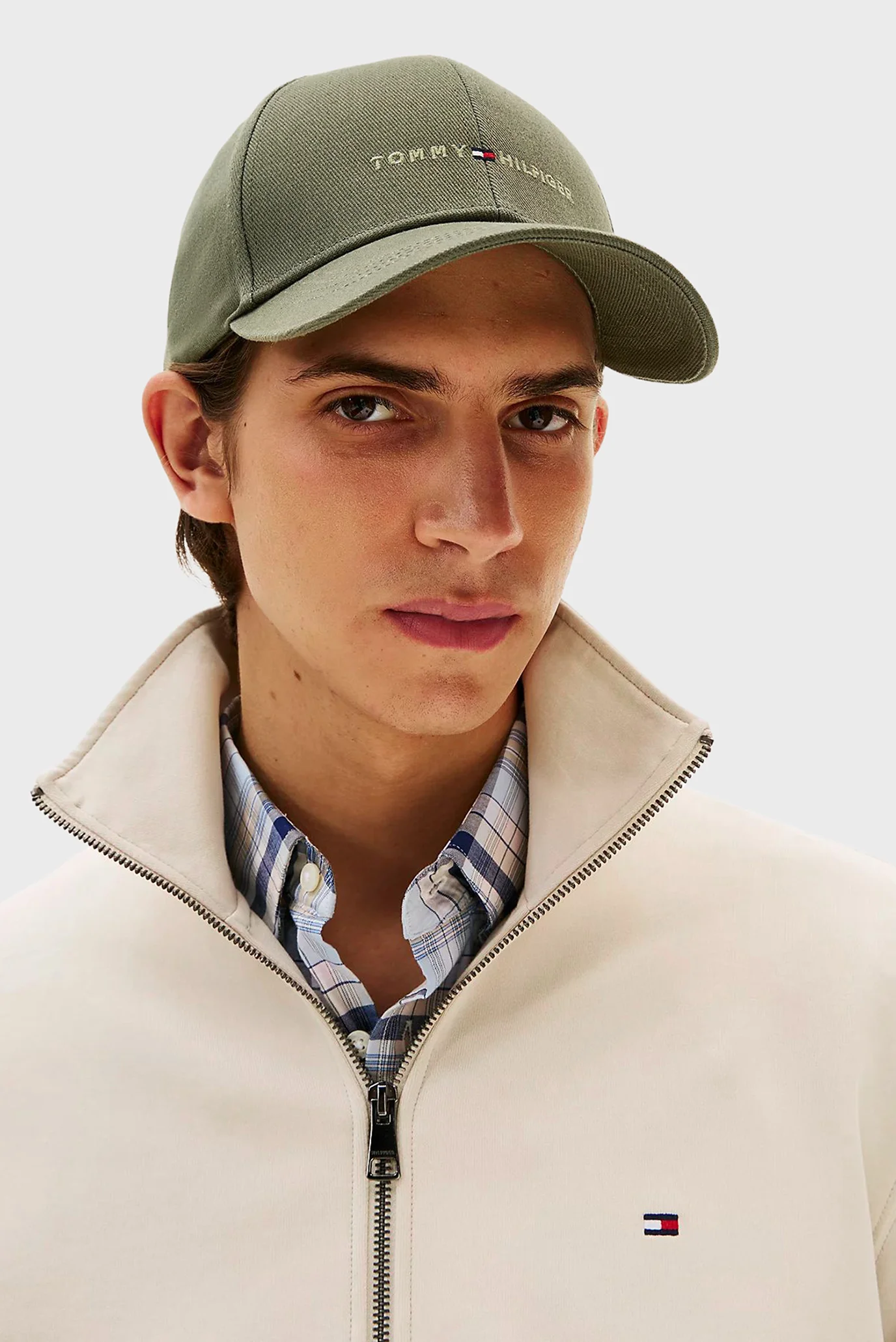 Мужская зеленая кепка FOUNDATION Tommy Hilfiger AM0AM13431 — MD