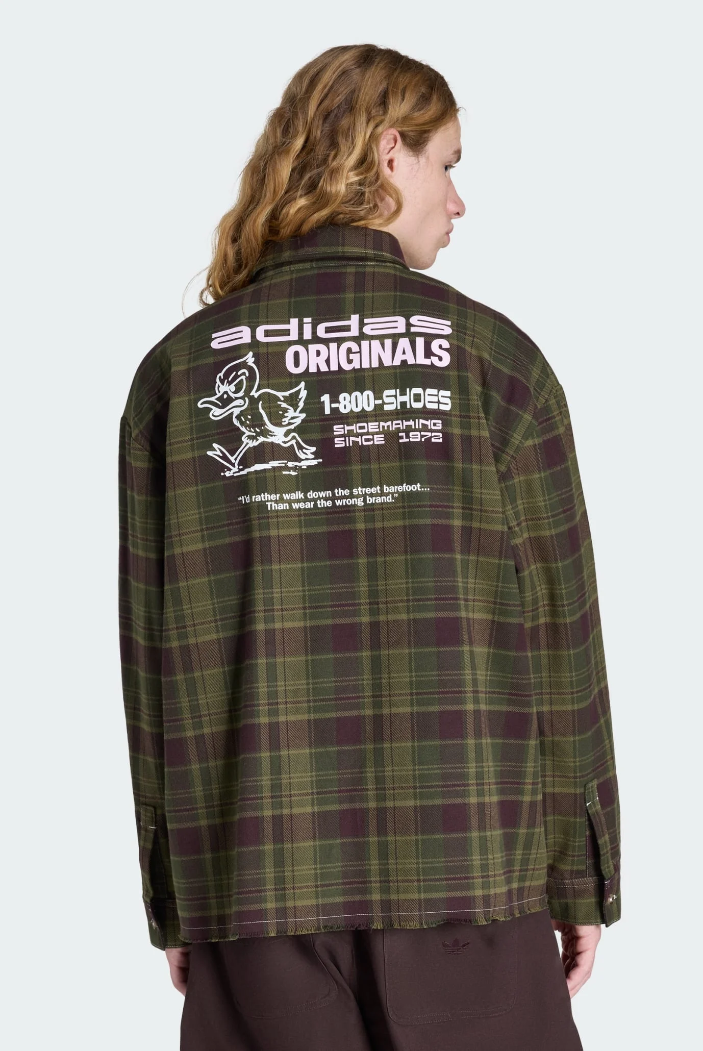 Чоловіча оливкова картата сорочка Originals Flannel Long Sleeve