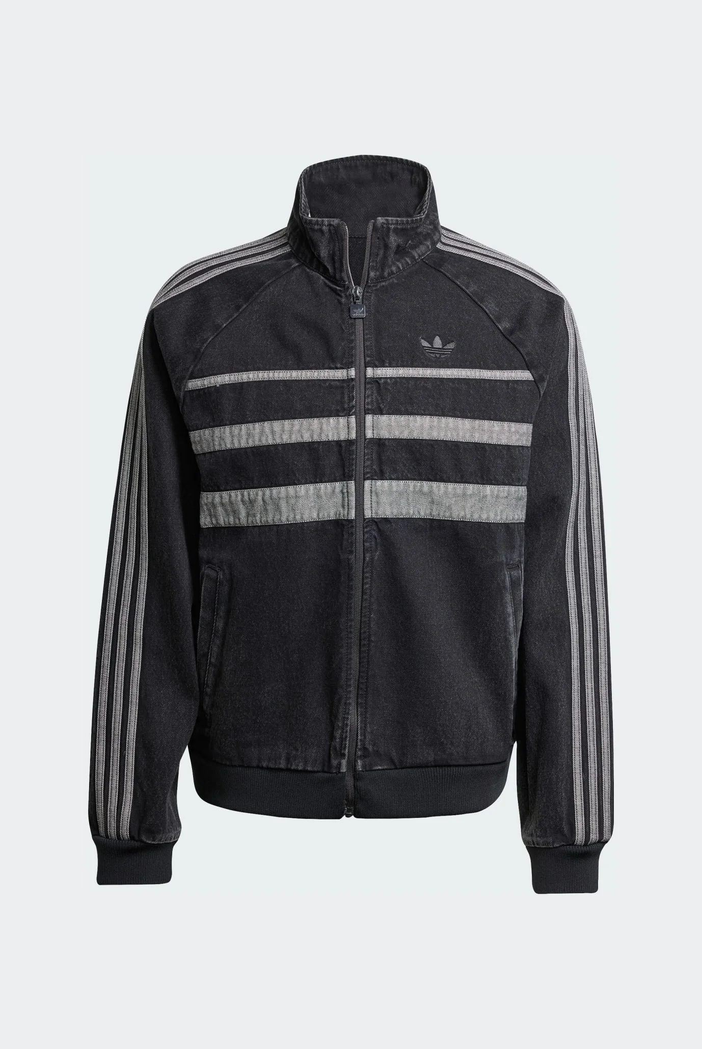 Мужская черная джинсовая куртка adidas Adicolor First Black adidas