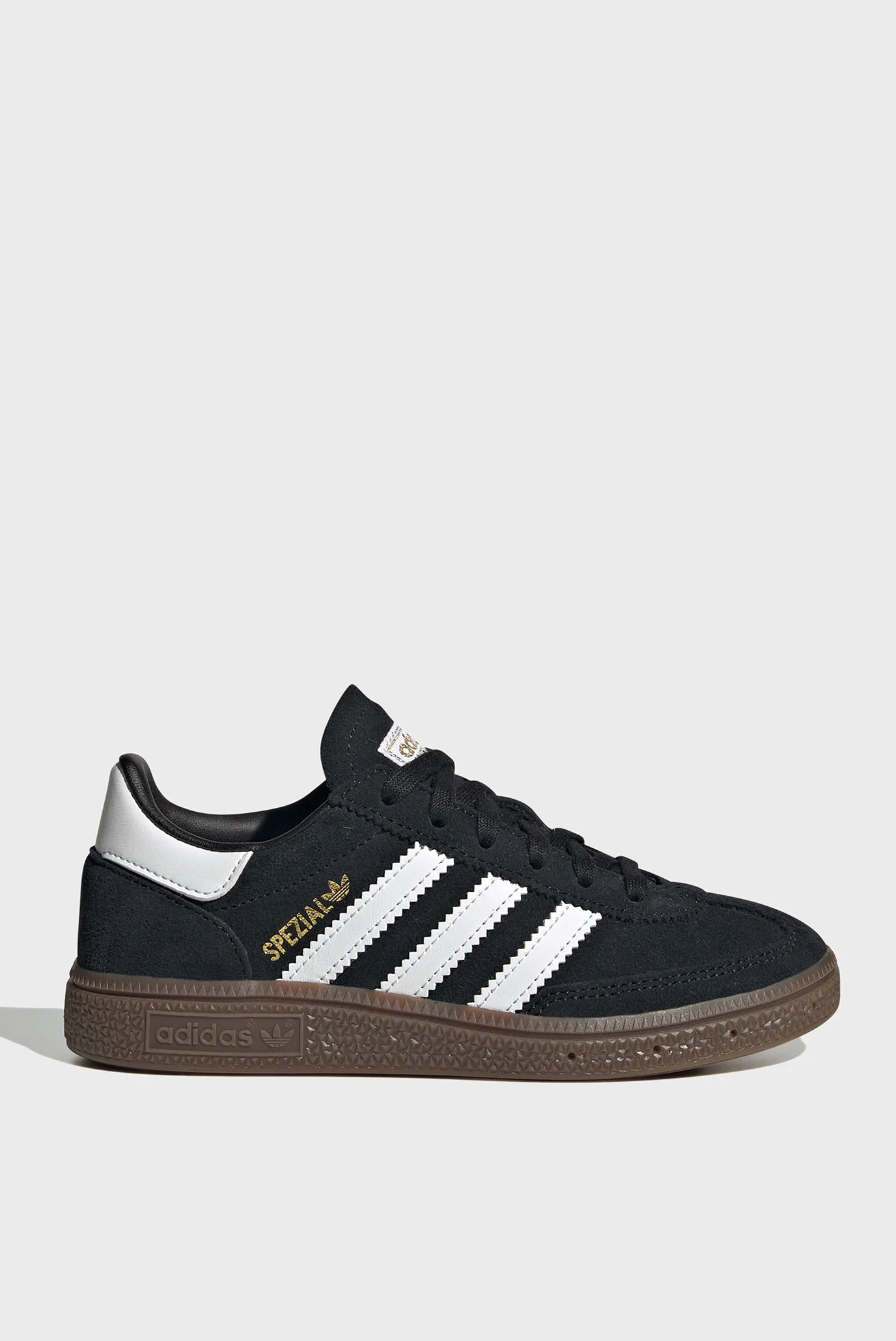Детские черные замшевые сникерсы Handball Spezial Kids adidas