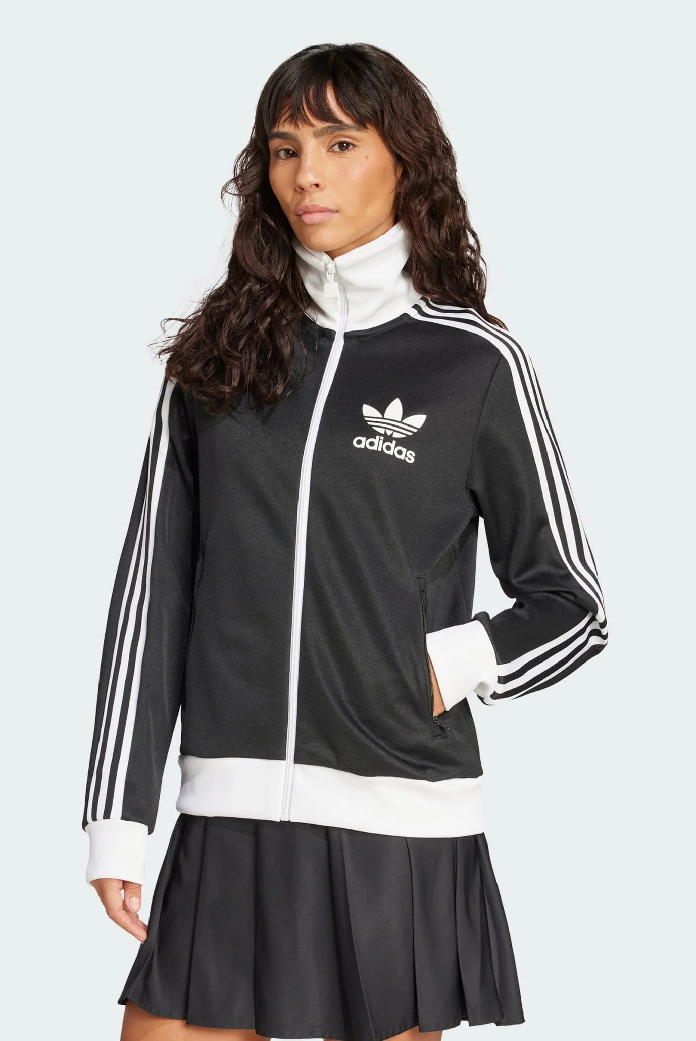 Женская черная спортивная кофта Beckenbauer adidas HZ3743 — MD-Fashion