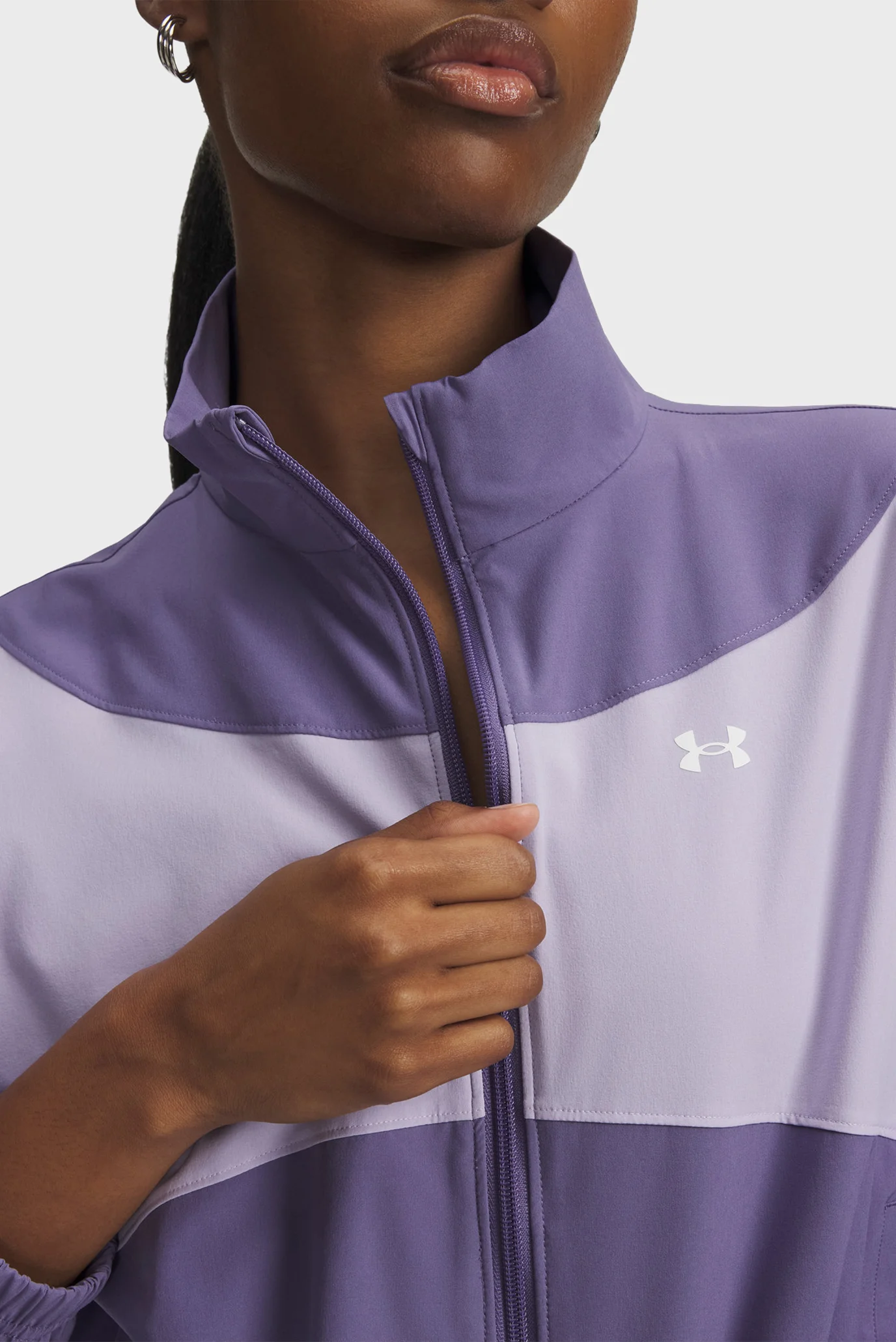Женская сиреневая ветровка UA Rival Woven Jacket Under Armour