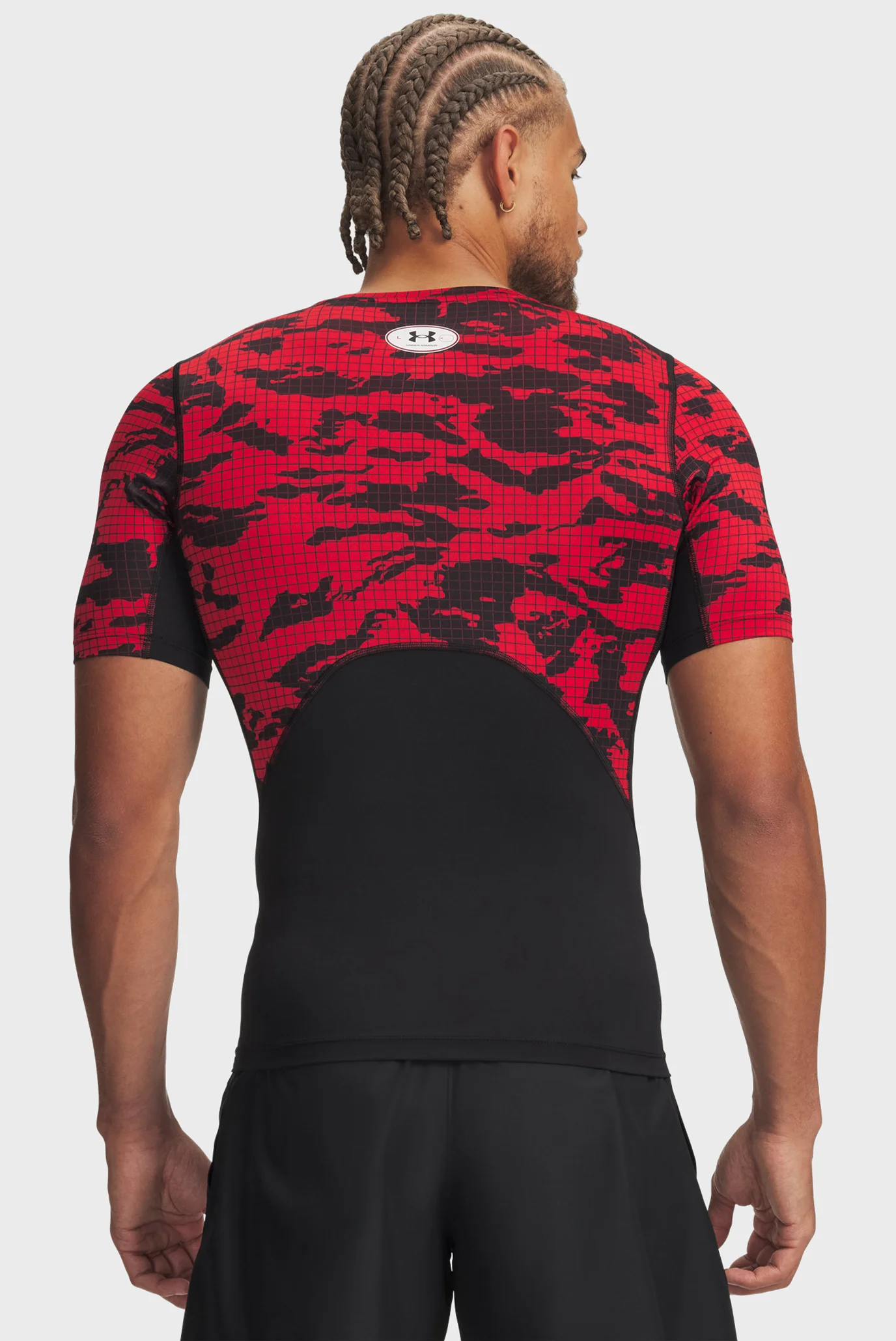 Мужская футболка UA HG Printed SS-BLK Under Armour 6009657-002