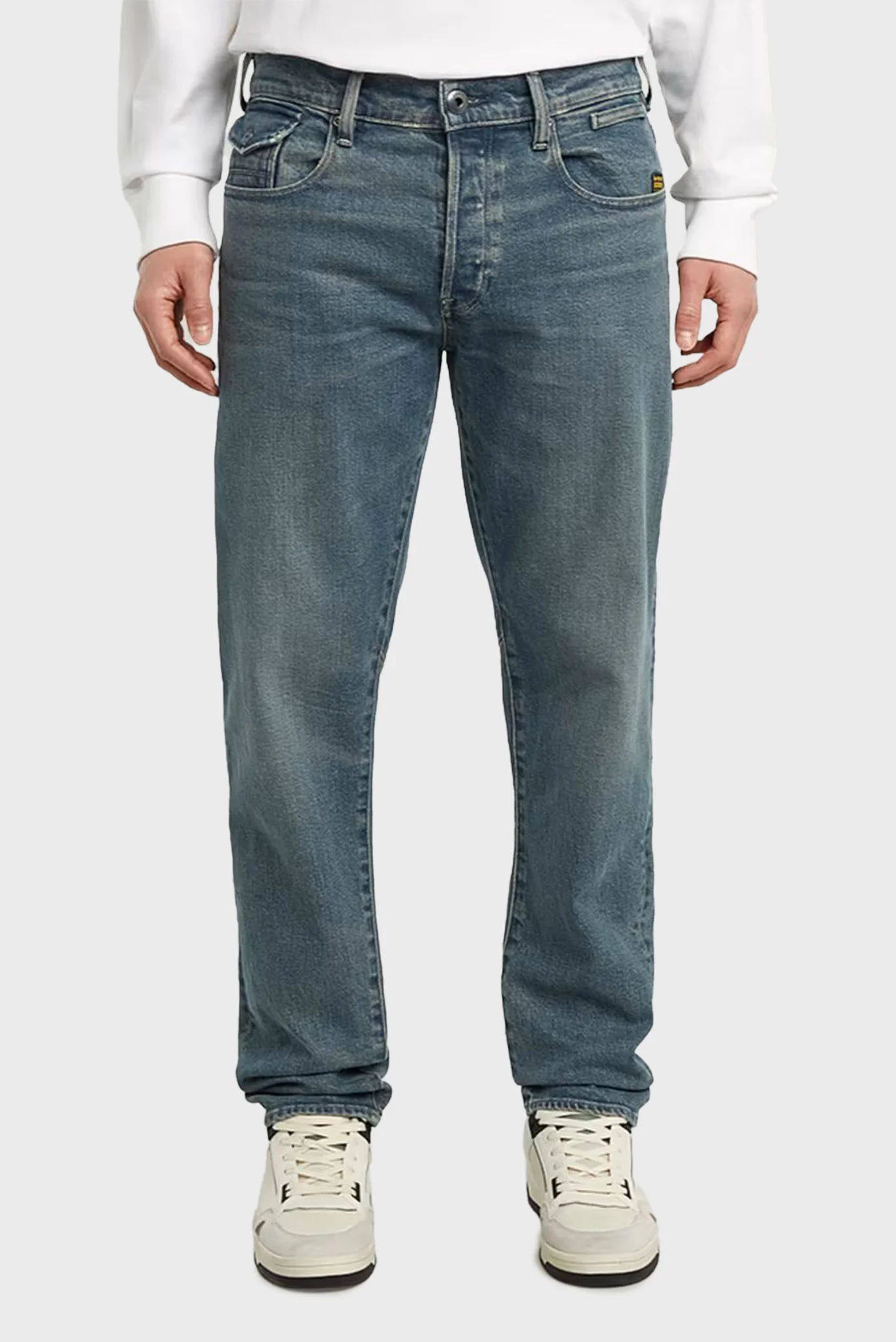 Мужские синие джинсы Morry FWD 3D Regular Tapered G-Star RAW